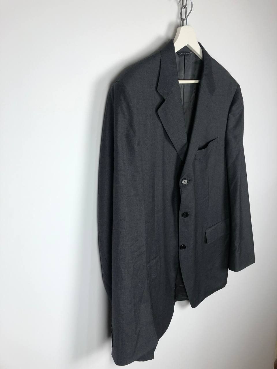 Canali CANALI Pure Wool Blazer Jacket Italy Gray size 54R Size 54R - 4 Thumbnail