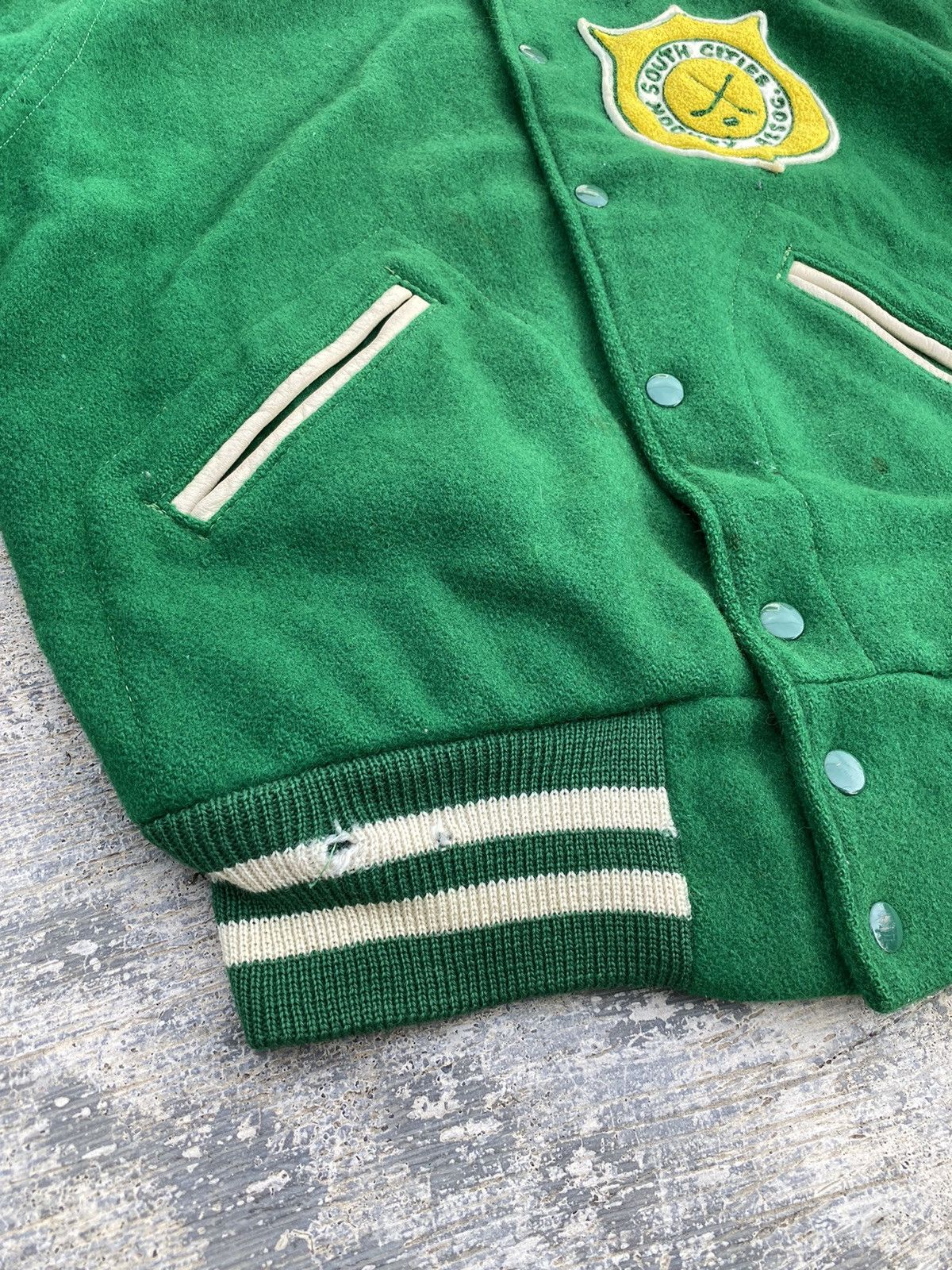 Vintage VINTAGE LASLEY DISTRESSED COWBOY GORPCORE PUNK RAVE VARSITY Size US L / EU 52-54 / 3 - 7 Thumbnail