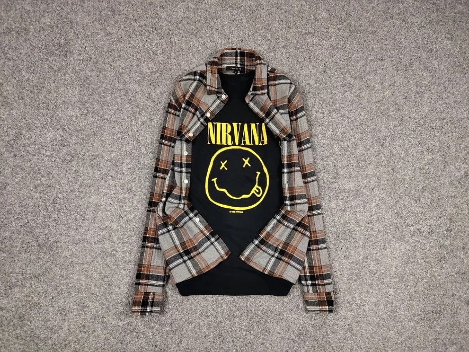 Flannel Vintage Flannel Shirt Travis Scott Style Hype Size US M / EU 48-50 / 2 - 1 Thumbnail