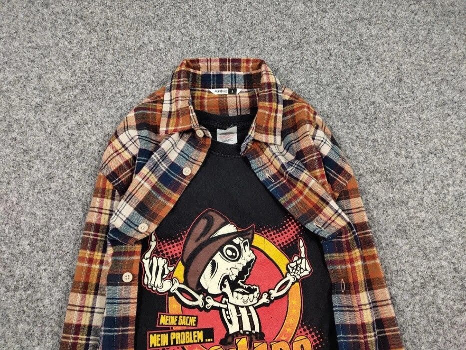 Flannel Vintage Flannel Shirt Travis Scott Style Size US S / EU 44-46 / 1 - 4 Thumbnail