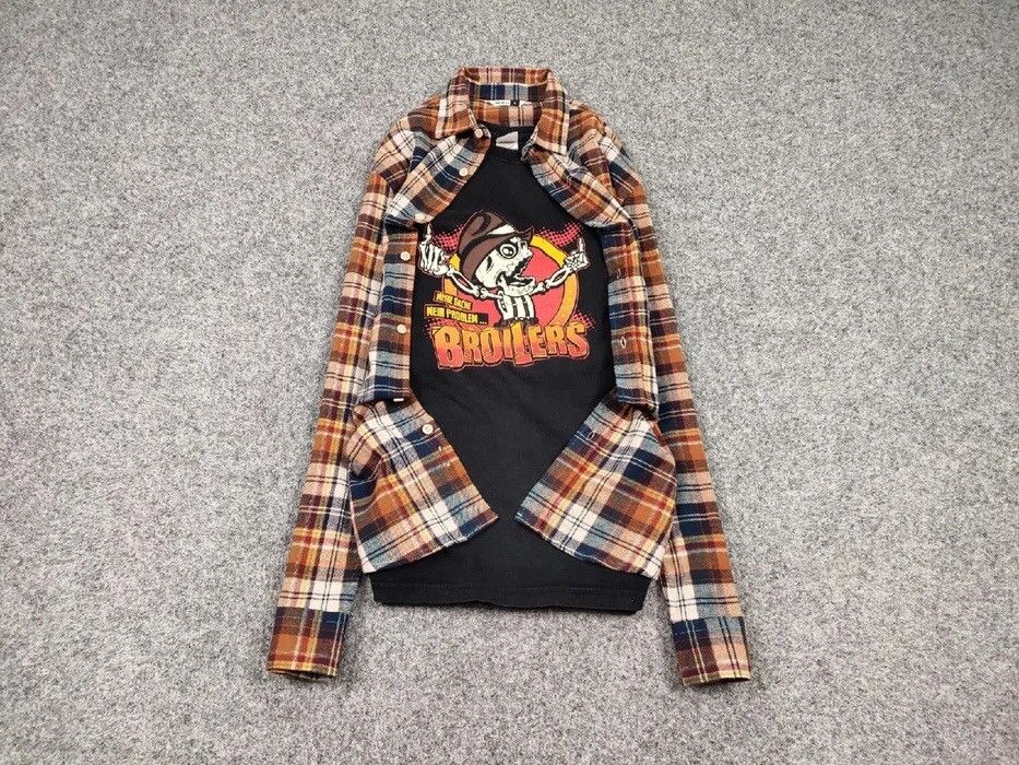 Flannel Vintage Flannel Shirt Travis Scott Style Size US S / EU 44-46 / 1 - 2 Thumbnail