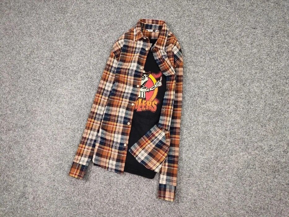 Flannel Vintage Flannel Shirt Travis Scott Style Size US S / EU 44-46 / 1 - 7 Thumbnail