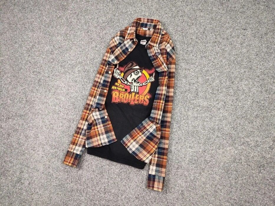 Flannel Vintage Flannel Shirt Travis Scott Style Size US S / EU 44-46 / 1 - 3 Thumbnail