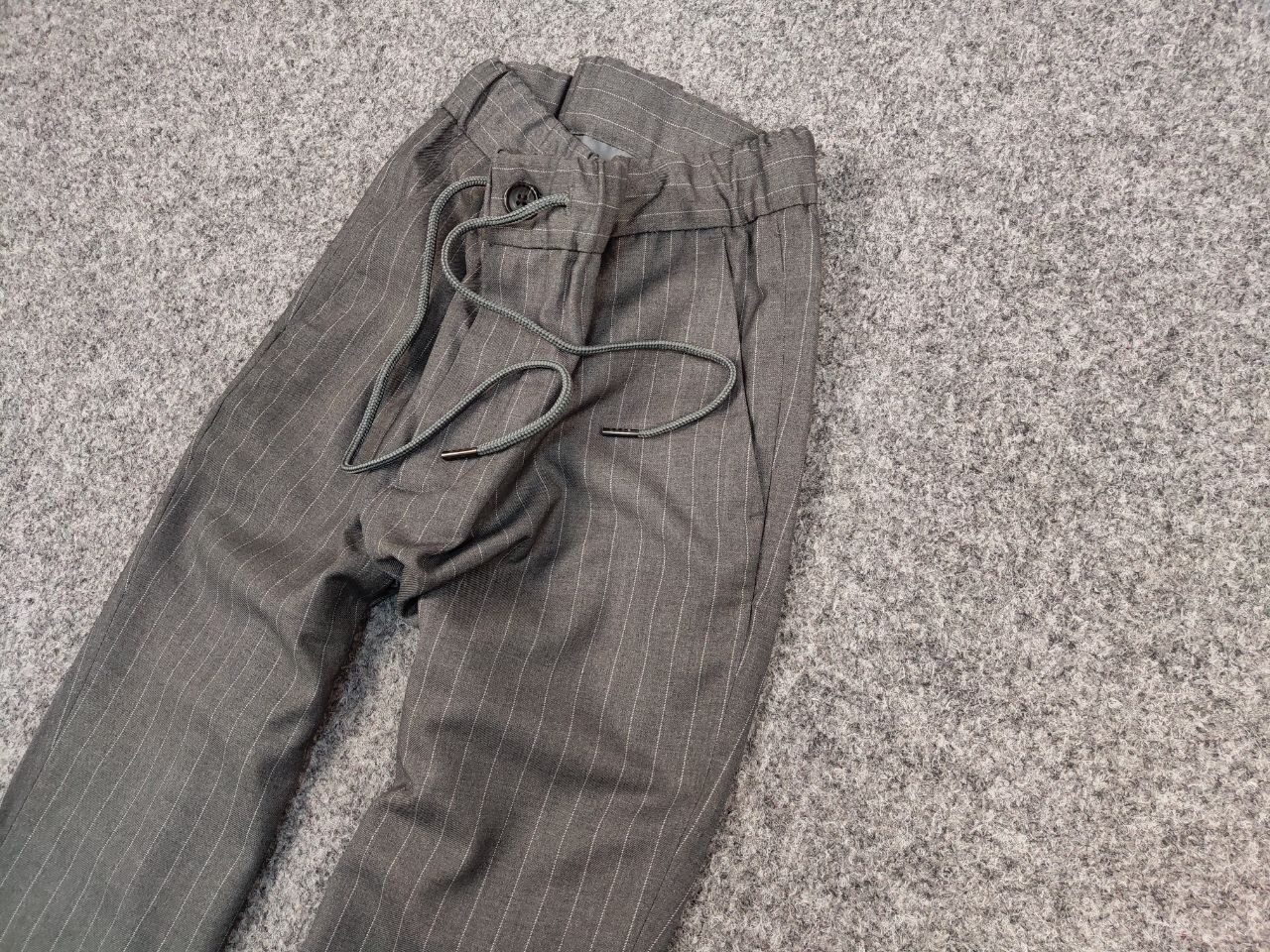 Comme Ca Ism Comme Ca Ism Classic men's trousers in gray stripes Pants Size US 34 / EU 50 - 4 Thumbnail