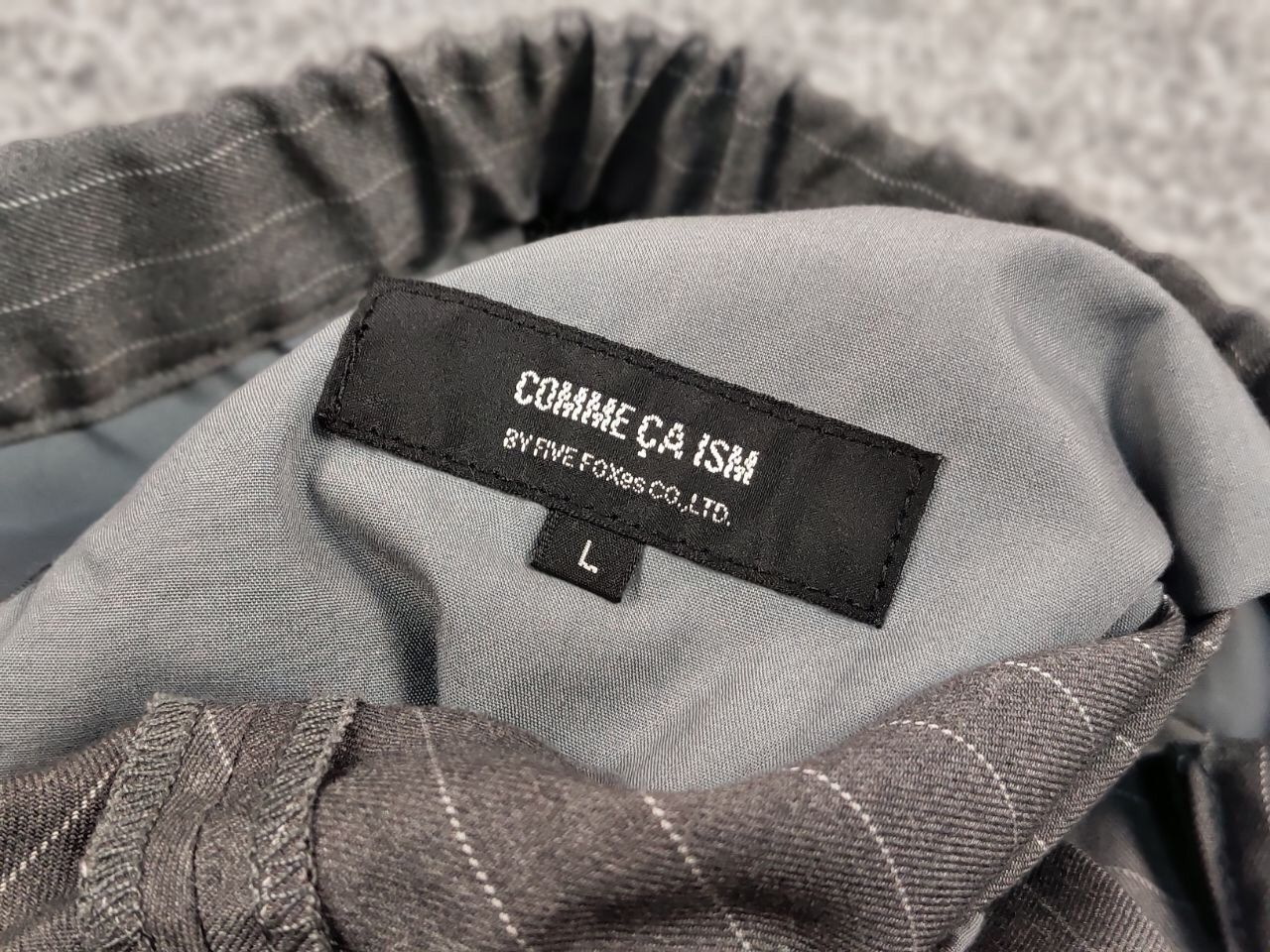 Comme Ca Ism Comme Ca Ism Classic men's trousers in gray stripes Pants Size US 34 / EU 50 - 17 Thumbnail