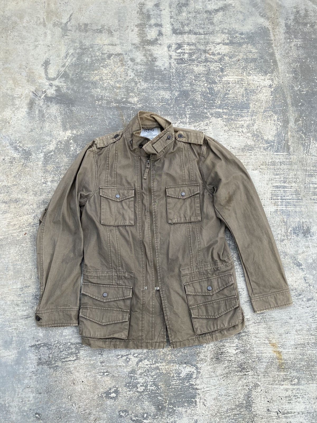 image of Japan Ikka Fatigue Army Cowboy Punk Rave Gorpcore in Military Fatigue, Men's (Size XL)