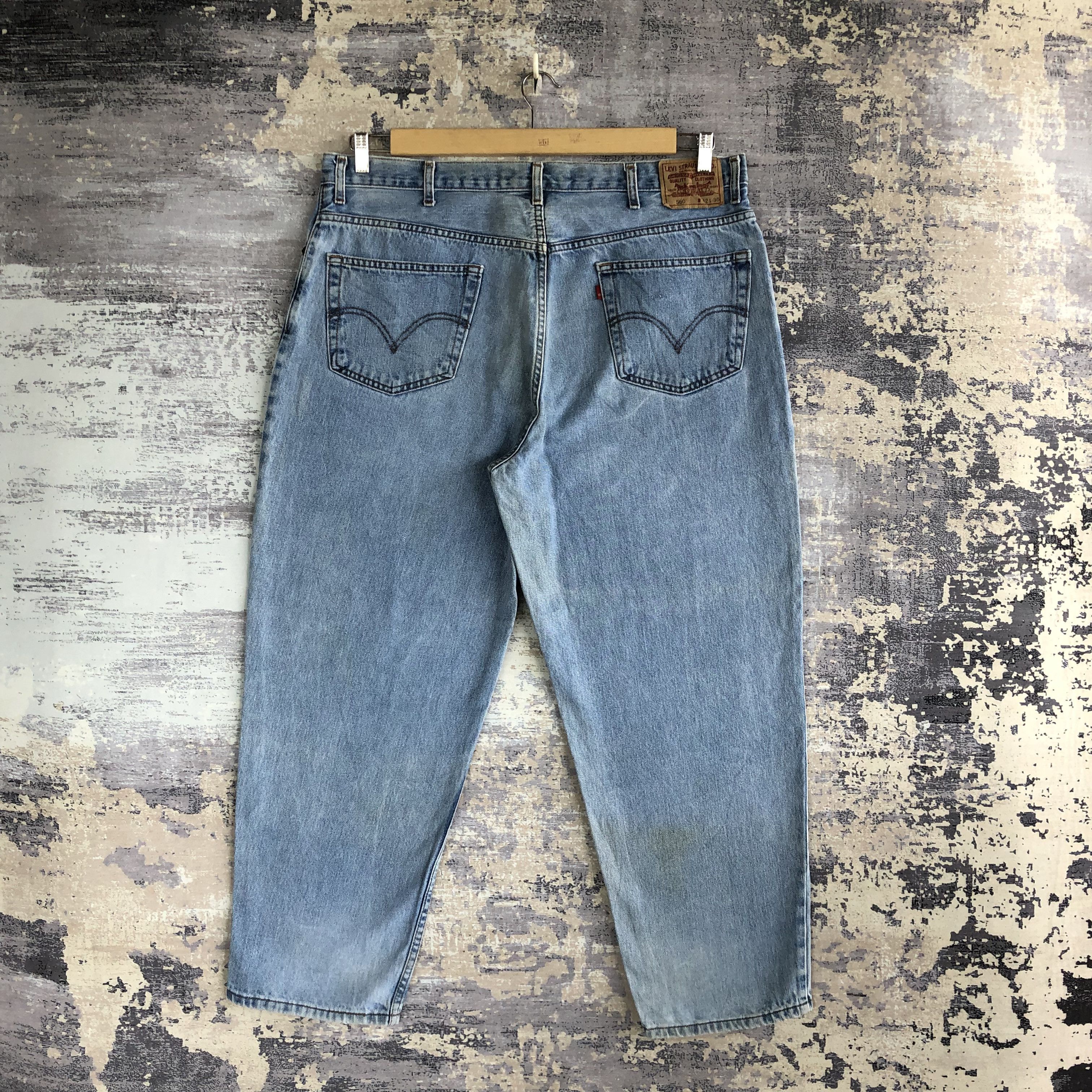 Levi's Vintage Levi's Sun Faded Jeans Levis Baggy Blue Denim Pants Size US 40 / EU 56 - 2 Thumbnail