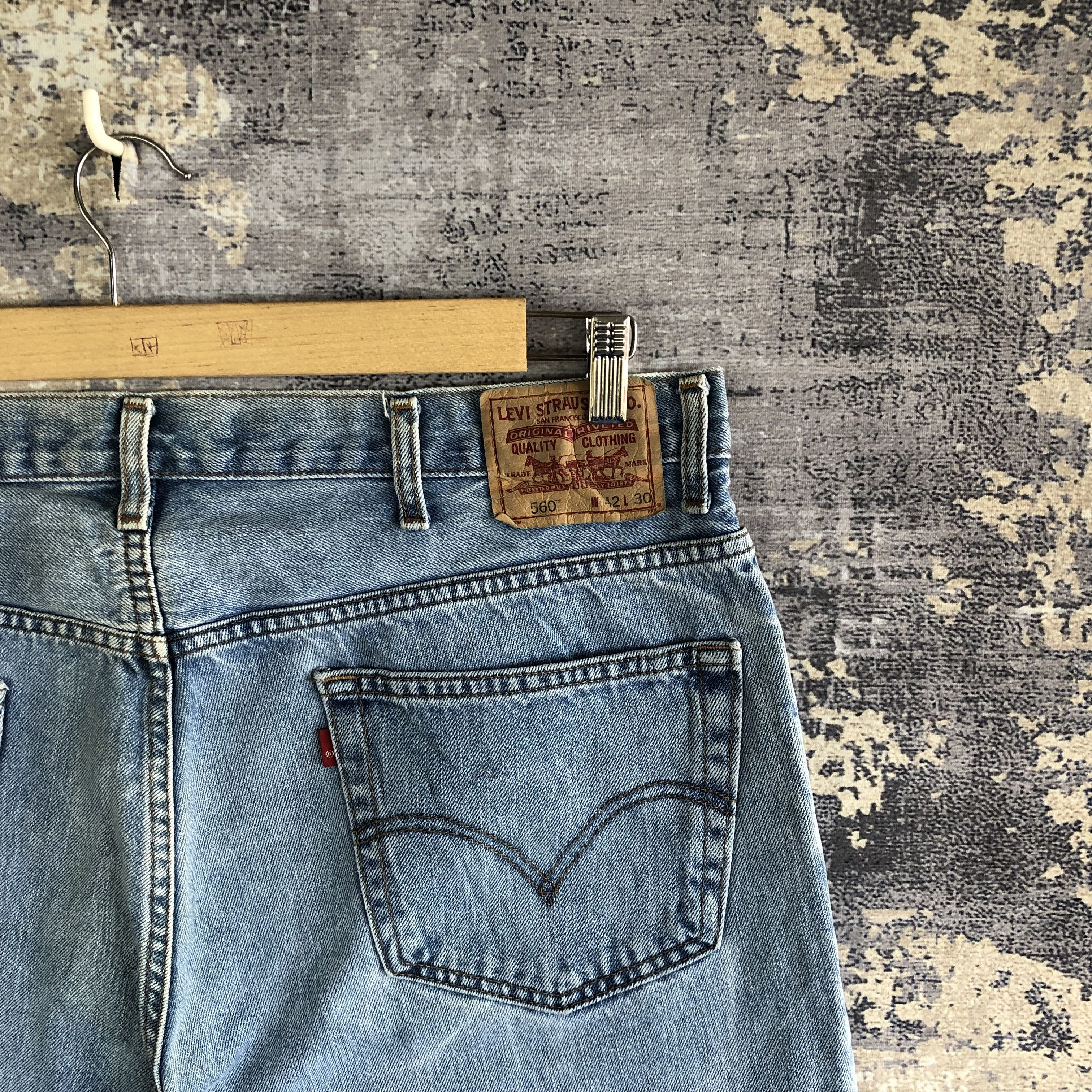 Levi's Vintage Levi's Sun Faded Jeans Levis Baggy Blue Denim Pants Size US 40 / EU 56 - 5 Thumbnail