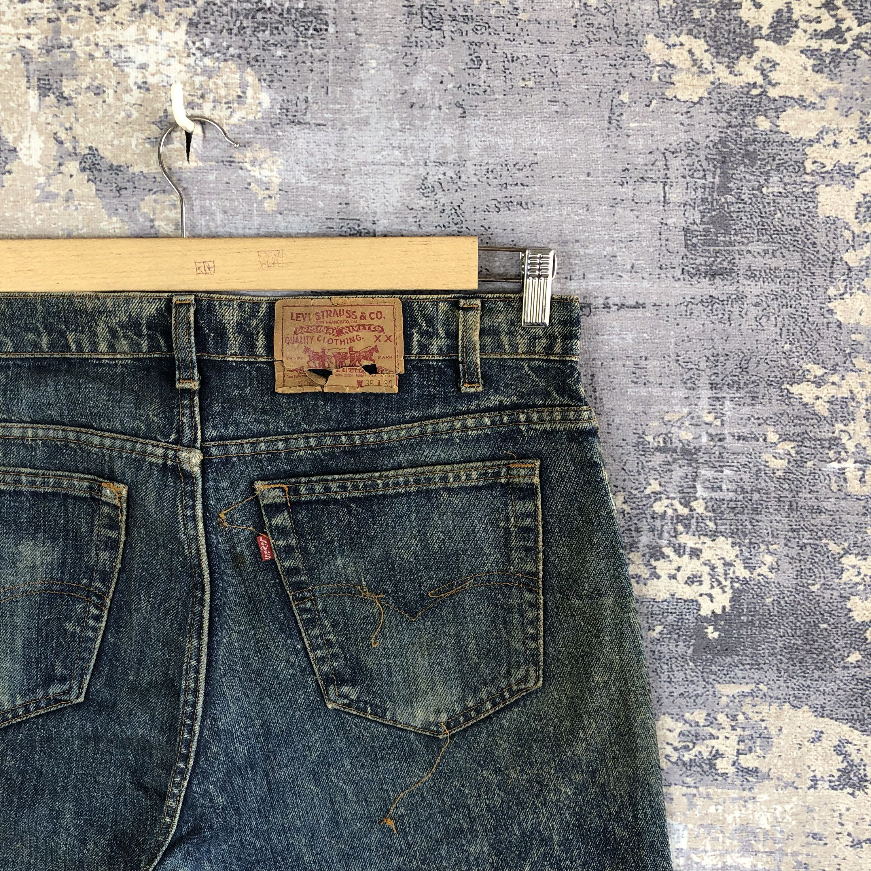 Levi's Vintage Levi's Acid Wash Jeans Levis 506 Straight Cut Denim Size US 38 / EU 54 - 5 Thumbnail