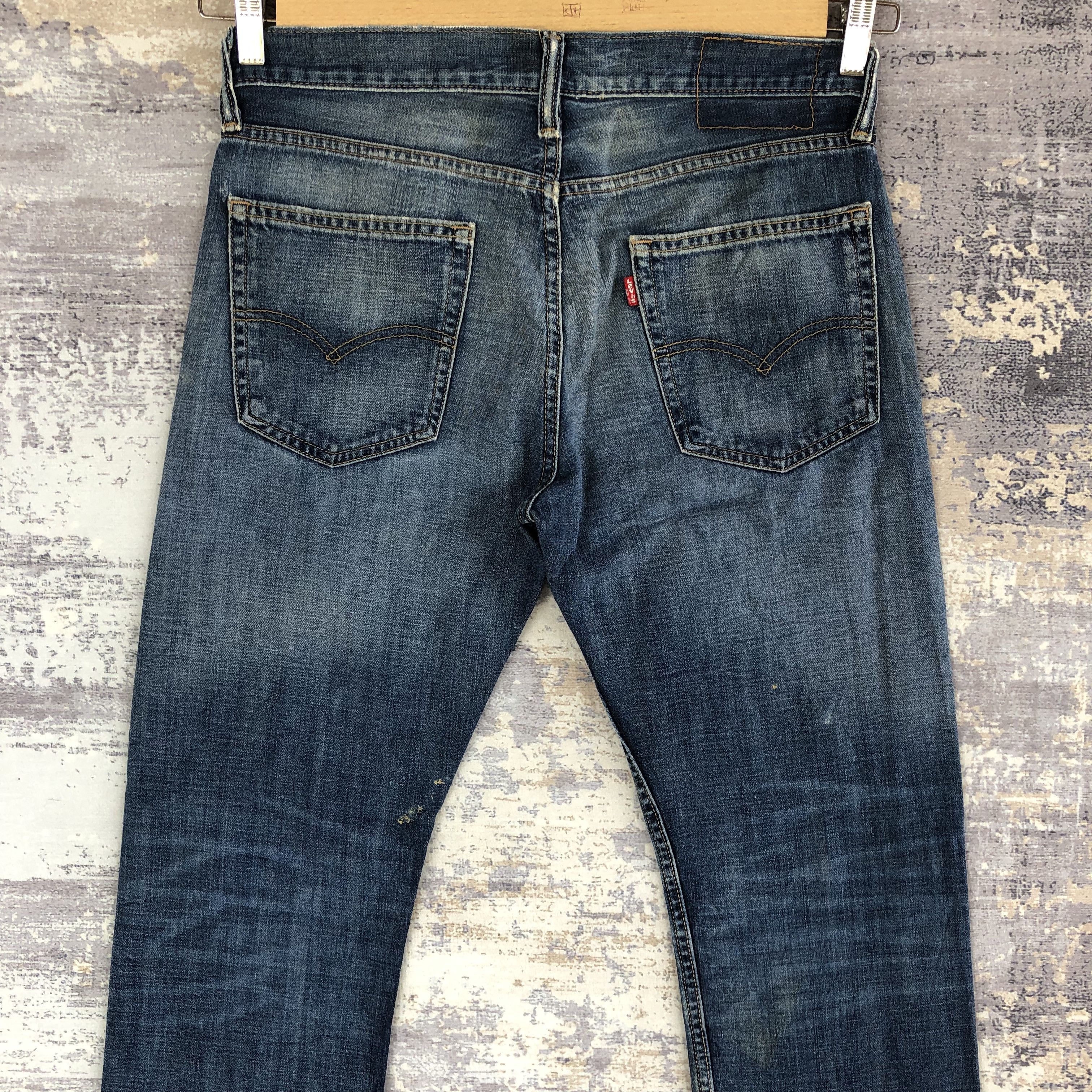 Levi's Vintage Levis Distressed Jeans Levi's Faded Blue Denim Pants Size US 32 / EU 48 - 4 Thumbnail