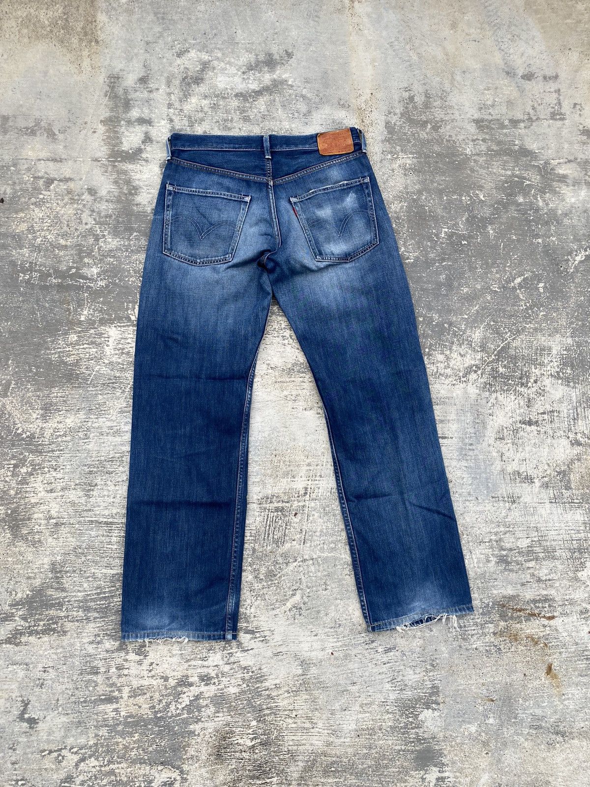 Levi's VINTAGE LEVIS 503 DISTRESSED COWBOY PUNK RODEO RAVE HYSTERIC Size US 31 - 3 Thumbnail