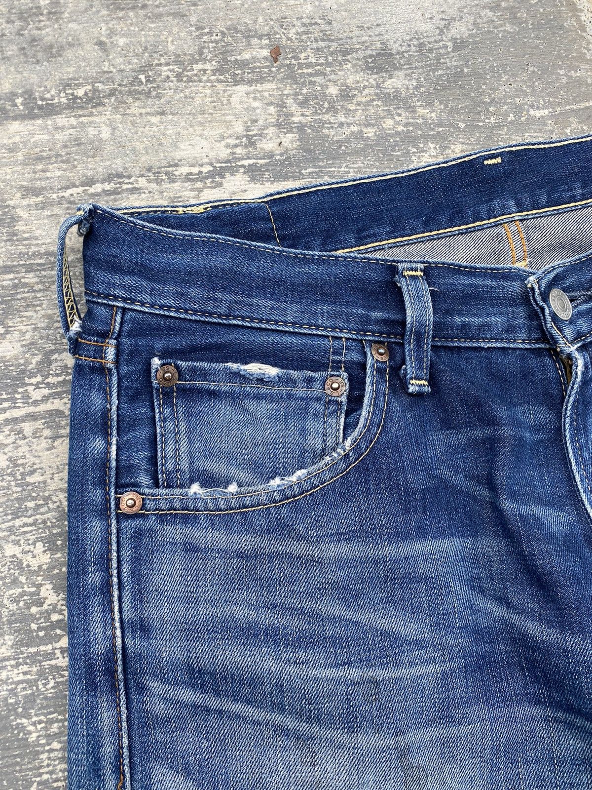 Levi's VINTAGE LEVIS 503 DISTRESSED COWBOY PUNK RODEO RAVE HYSTERIC Size US 31 - 5 Thumbnail