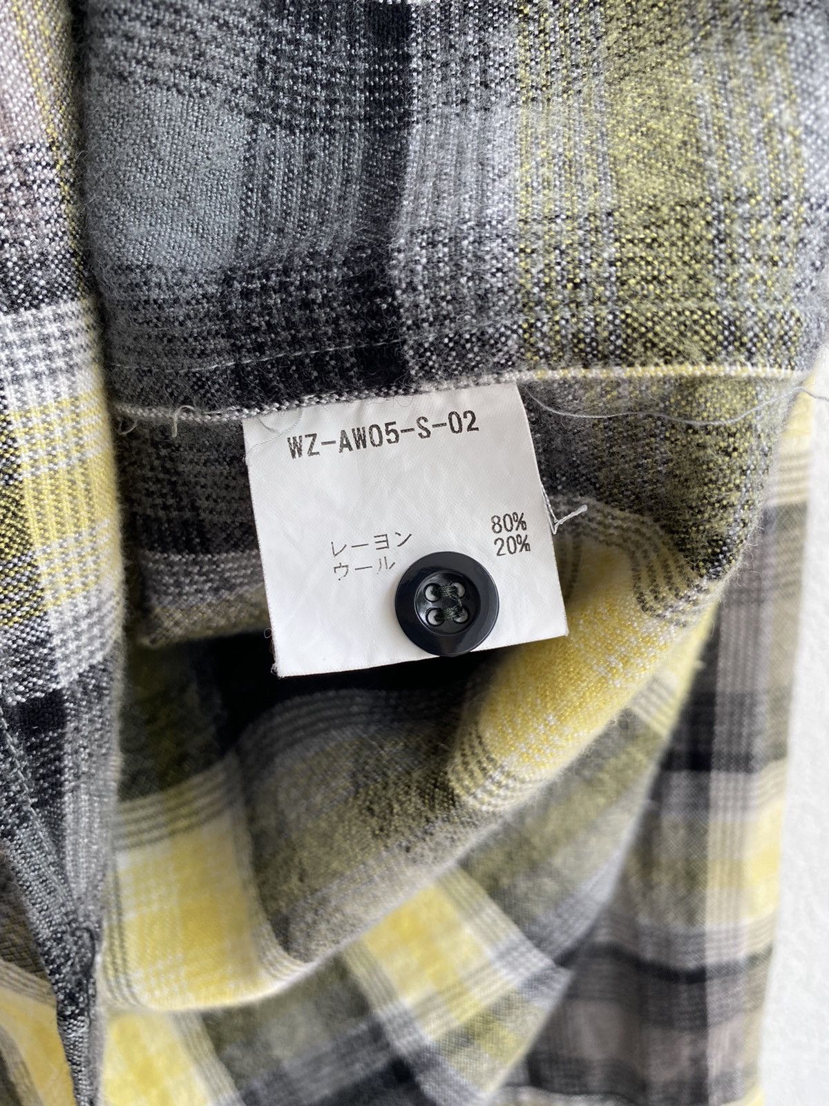 WHIZ LIMITED 2005AW WHIZ LIMITED JAPAN SHADOW PLAID PUNK GRUNGE WESTERN Size US L / EU 52-54 / 3 - 4 Thumbnail