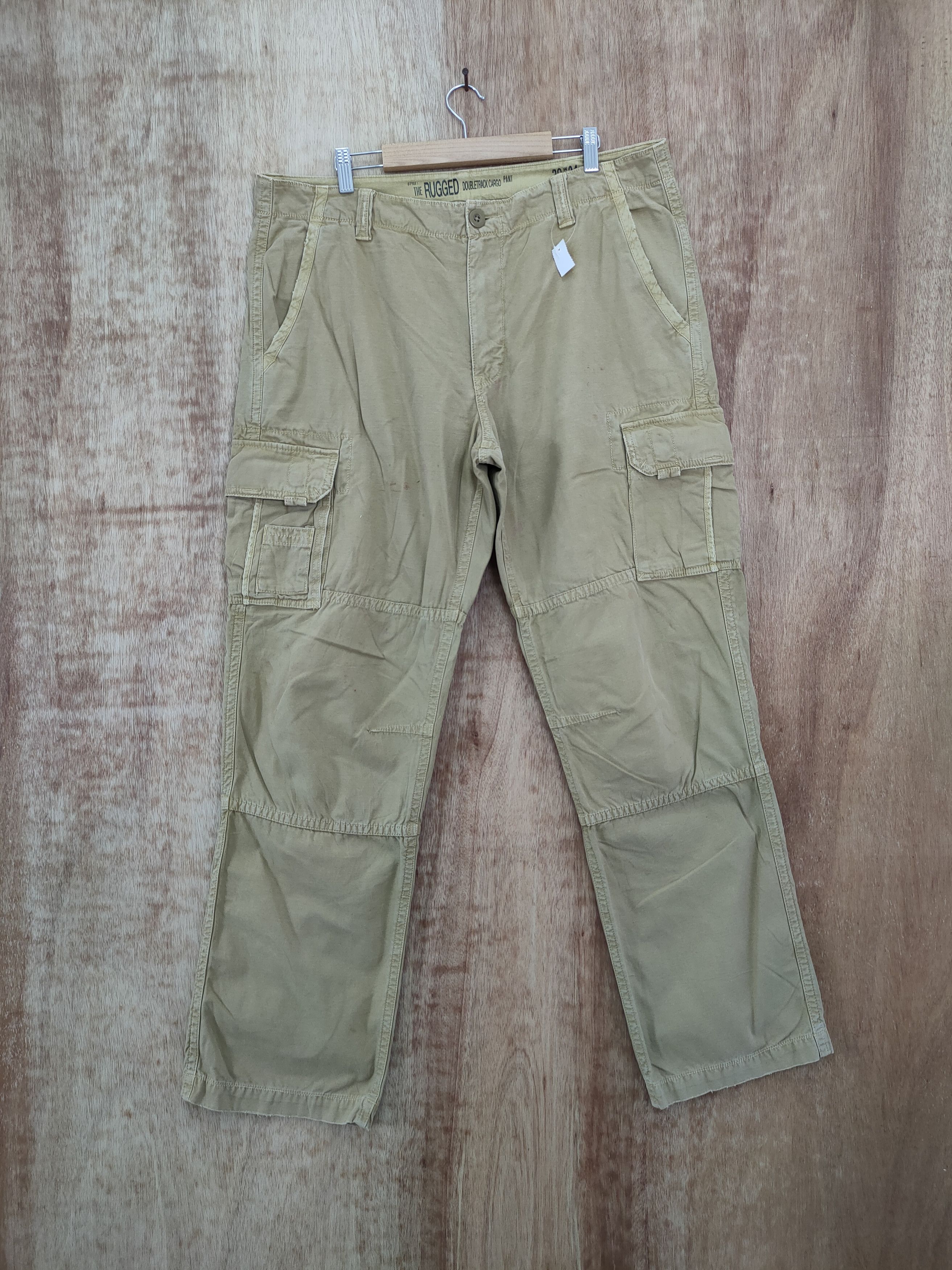 image of Vintage Dl The Rugged Japan Size 38 Tactical Cargo Pants 973 in Mustard, Men's