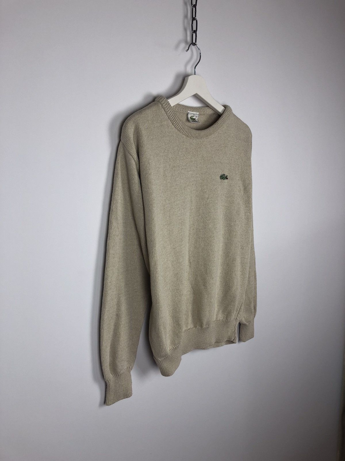 Lacoste Vintage Lacoste Beige Sweater Pullover Jumper Logo size M Size US M / EU 48-50 / 2 - 4 Thumbnail