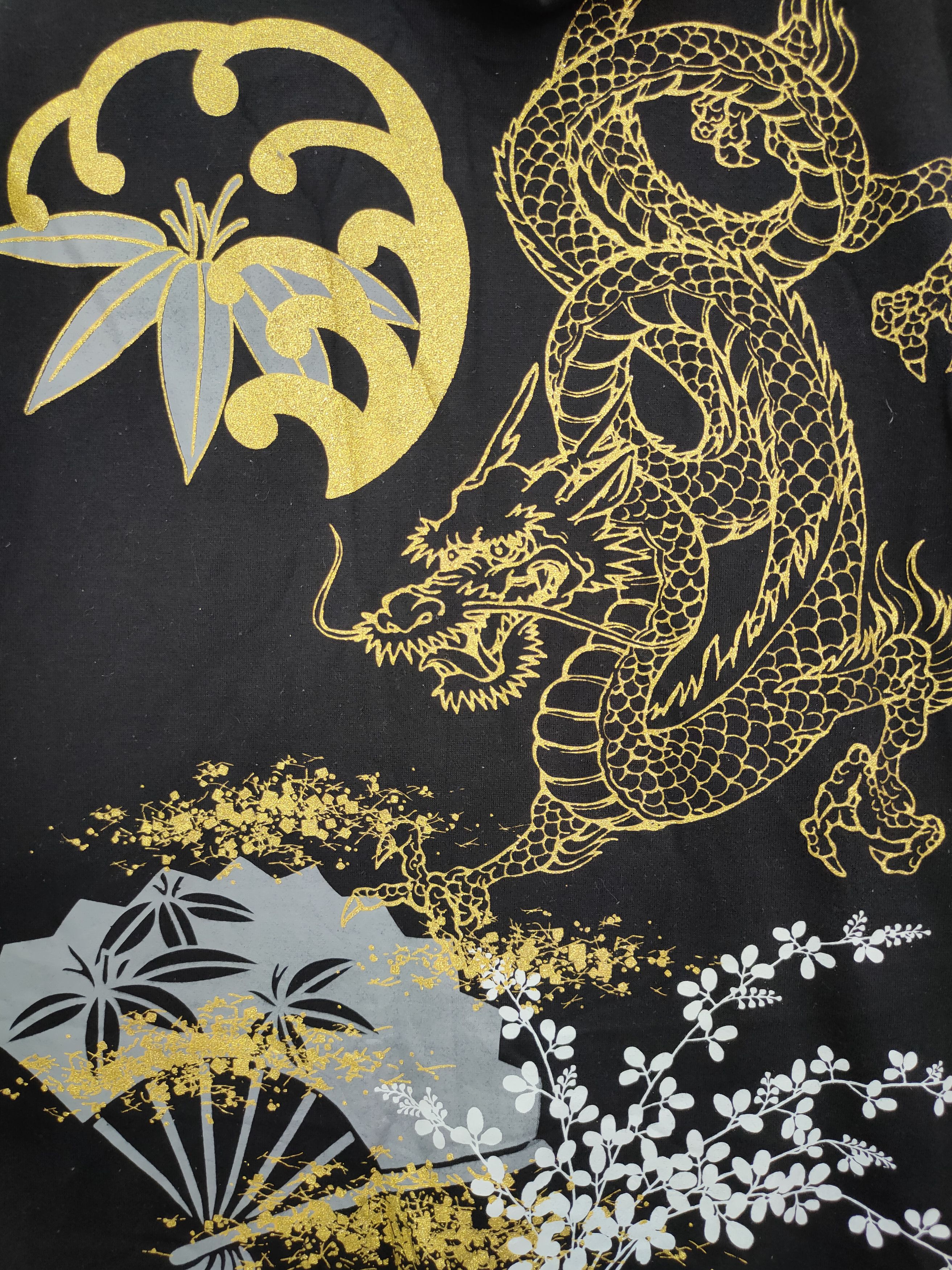 Japanese Brand DL just well Japan Dragon yakuza hoodie vintage #46-036 Size US XL / EU 56 / 4 - 11 Thumbnail