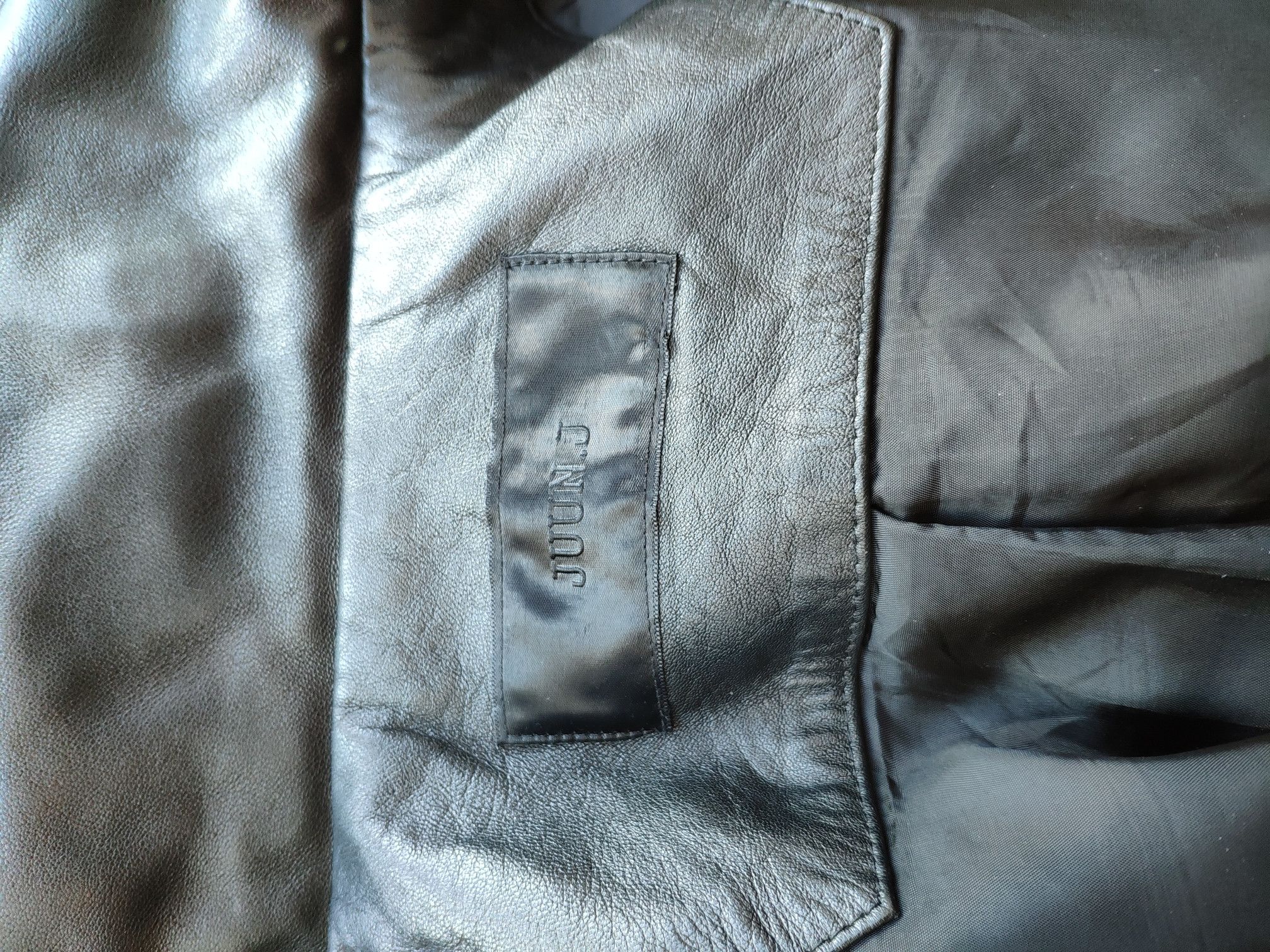 Juun.J AW14 Black leather jacket.Like Undercover or Givenchy Size US M / EU 48-50 / 2 - 7 Thumbnail
