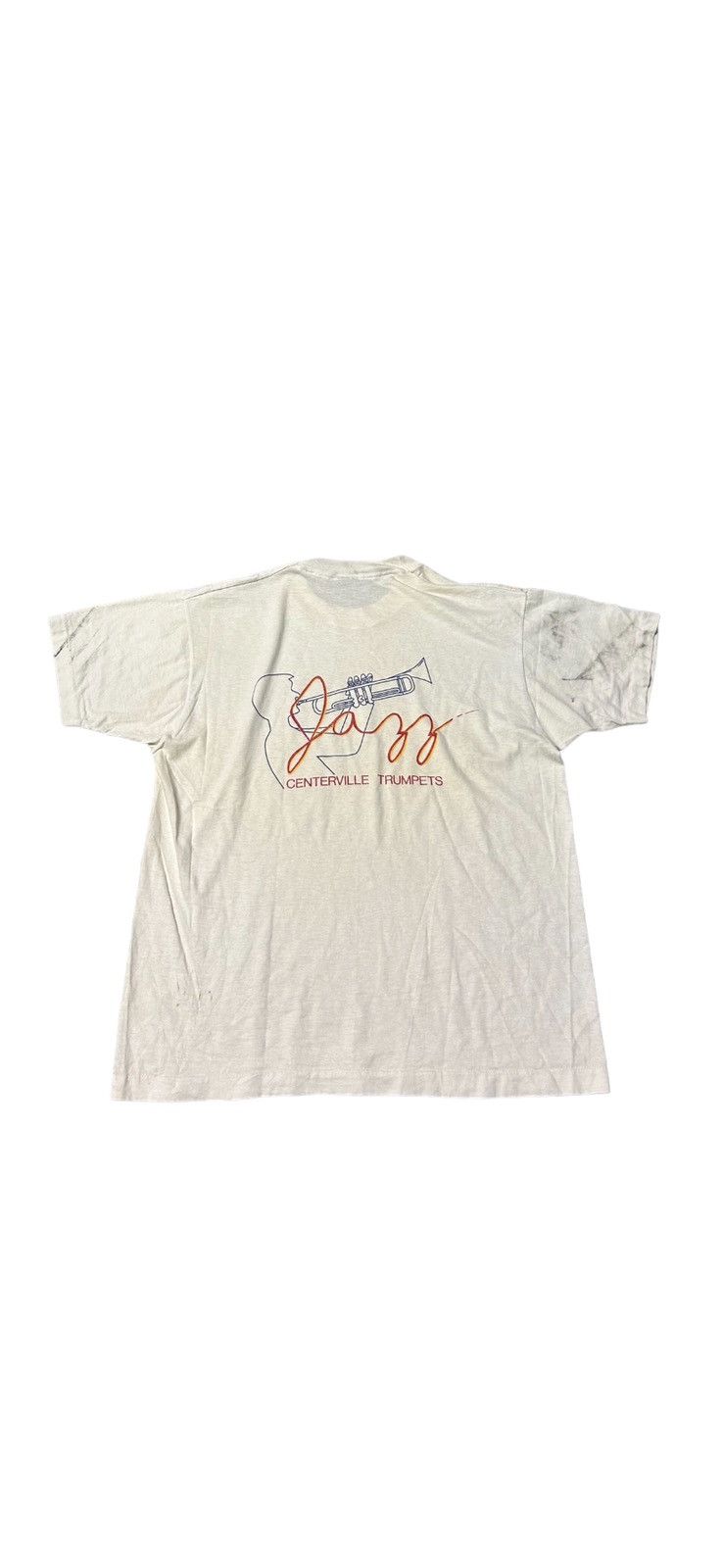 Vintage Marching band gun T-shirt 80s Size US XL / EU 56 / 4 - 3 Thumbnail