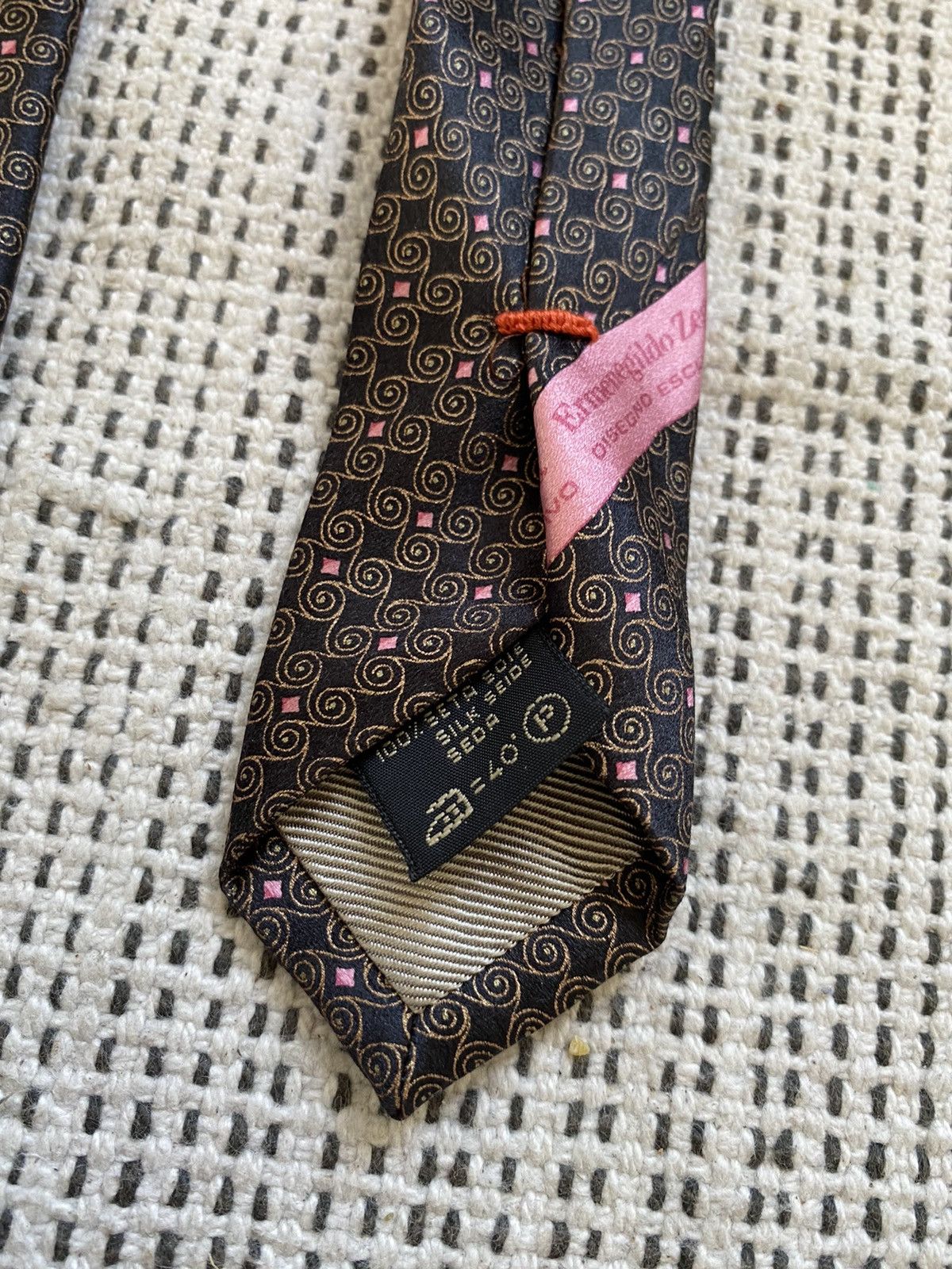 Ermenegildo Zegna × Lucky Brand Rare vintage Tie ermenegildo zegna classic Size ONE SIZE - 5 Thumbnail