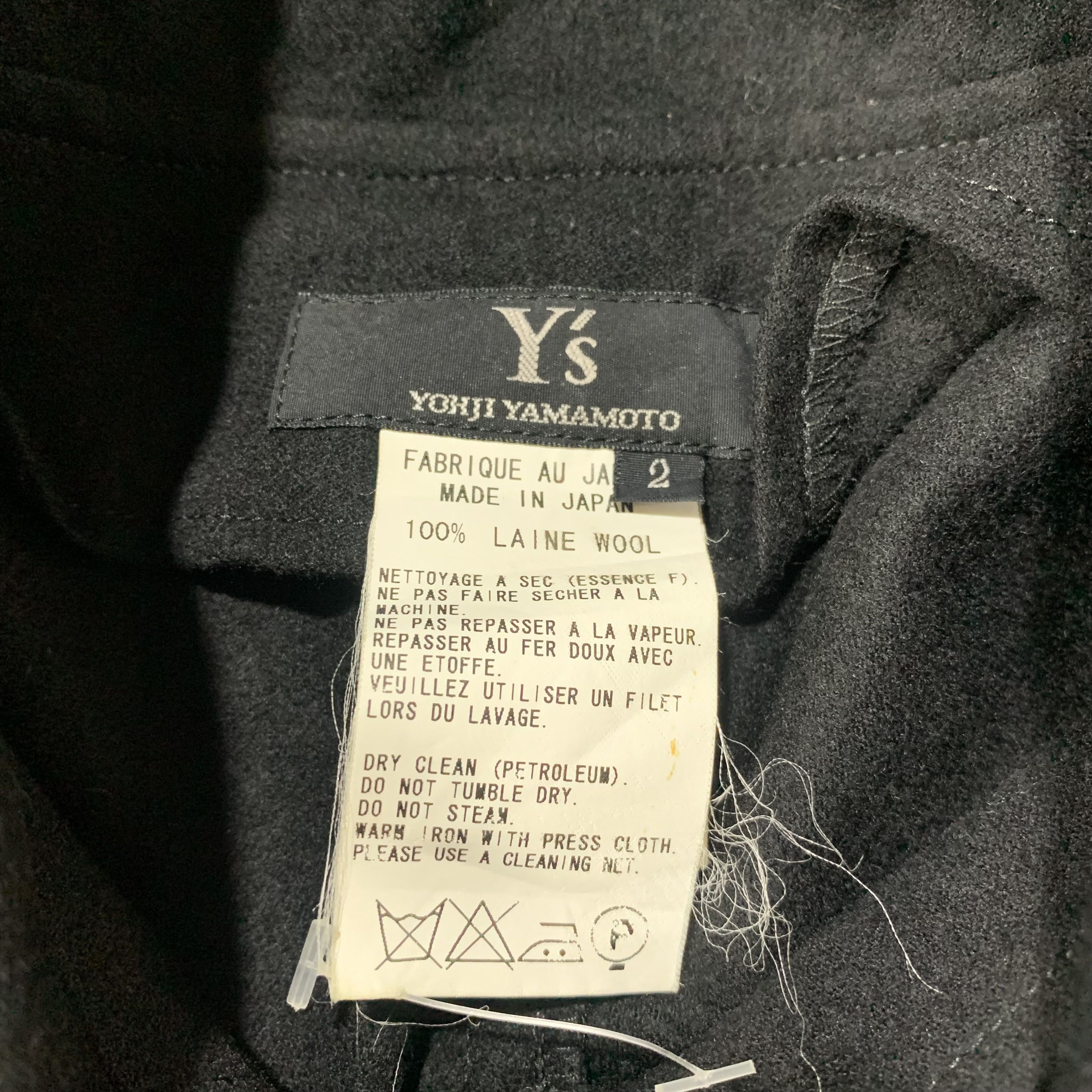 Yohji Yamamoto Y's by Yohji Yamamoto Wool Shirt Size US M / EU 48-50 / 2 - 6 Thumbnail