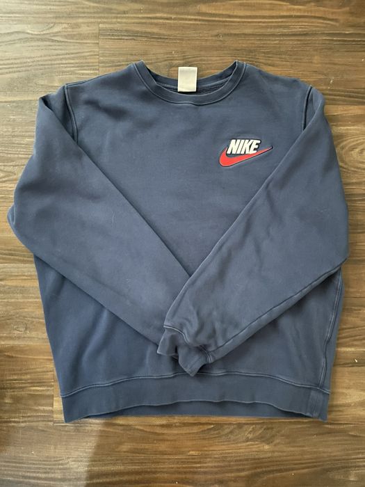 Supreme Supreme X Nike Crewneck Navy | Grailed