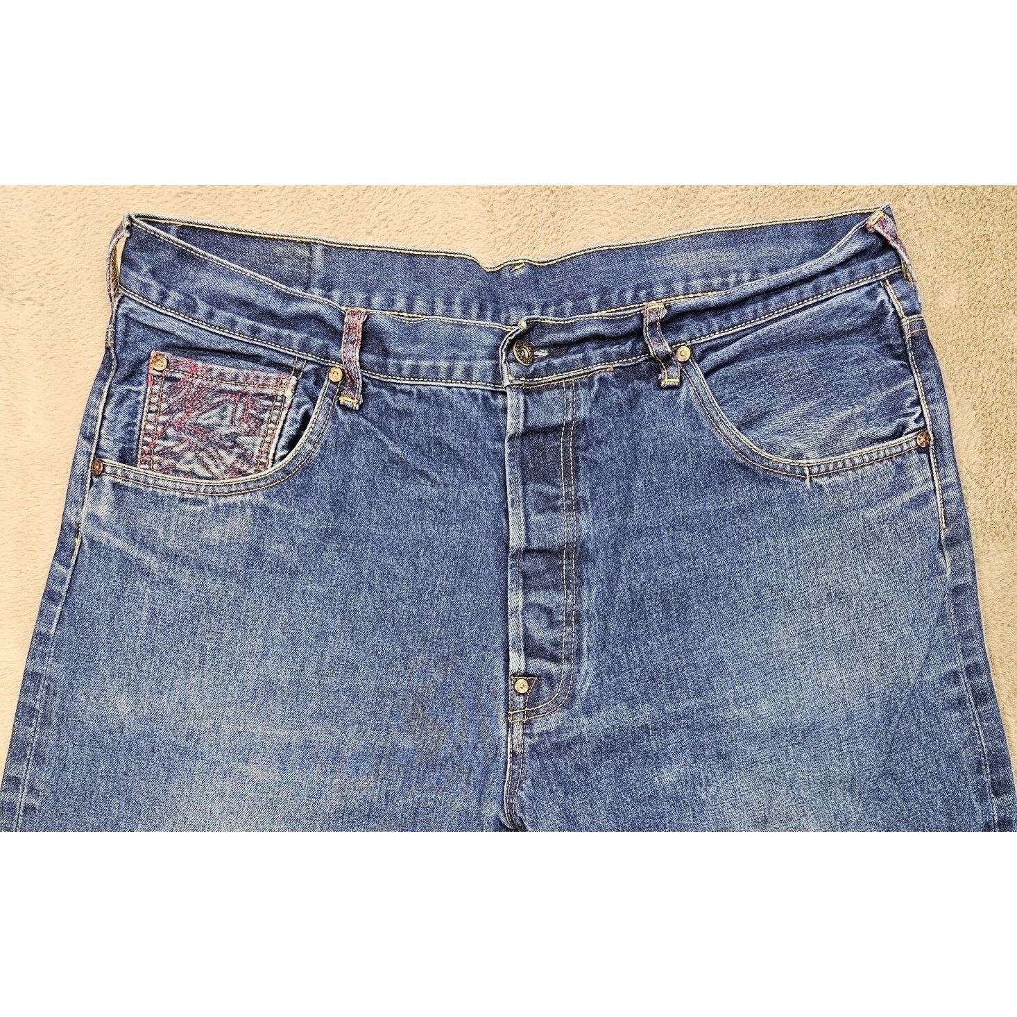JNCO × RMC Jeans × Vintage Y2K RMC Kirai Embroidered Baggy Jnco Jeans by Martin Size US 40 / EU 56 - 8 Thumbnail