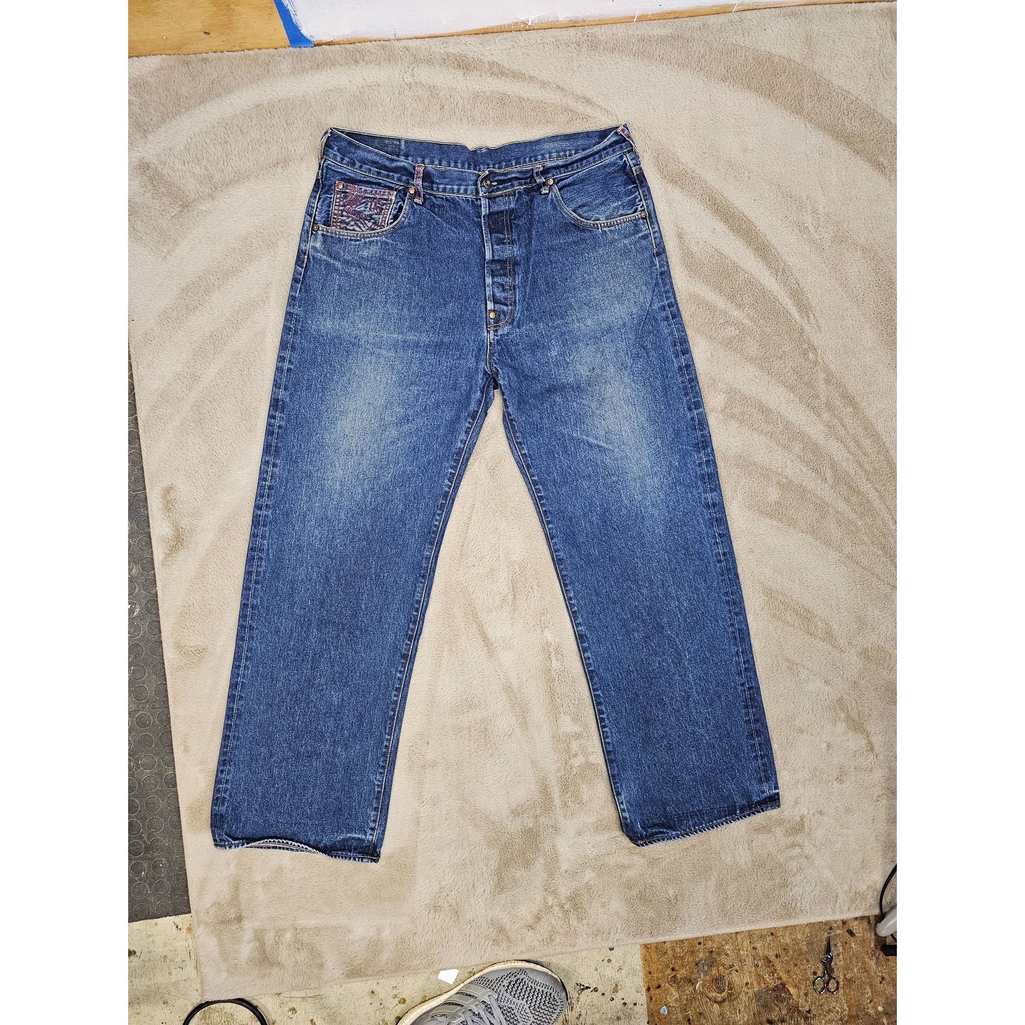 JNCO × RMC Jeans × Vintage Y2K RMC Kirai Embroidered Baggy Jnco Jeans by Martin Size US 40 / EU 56 - 5 Thumbnail