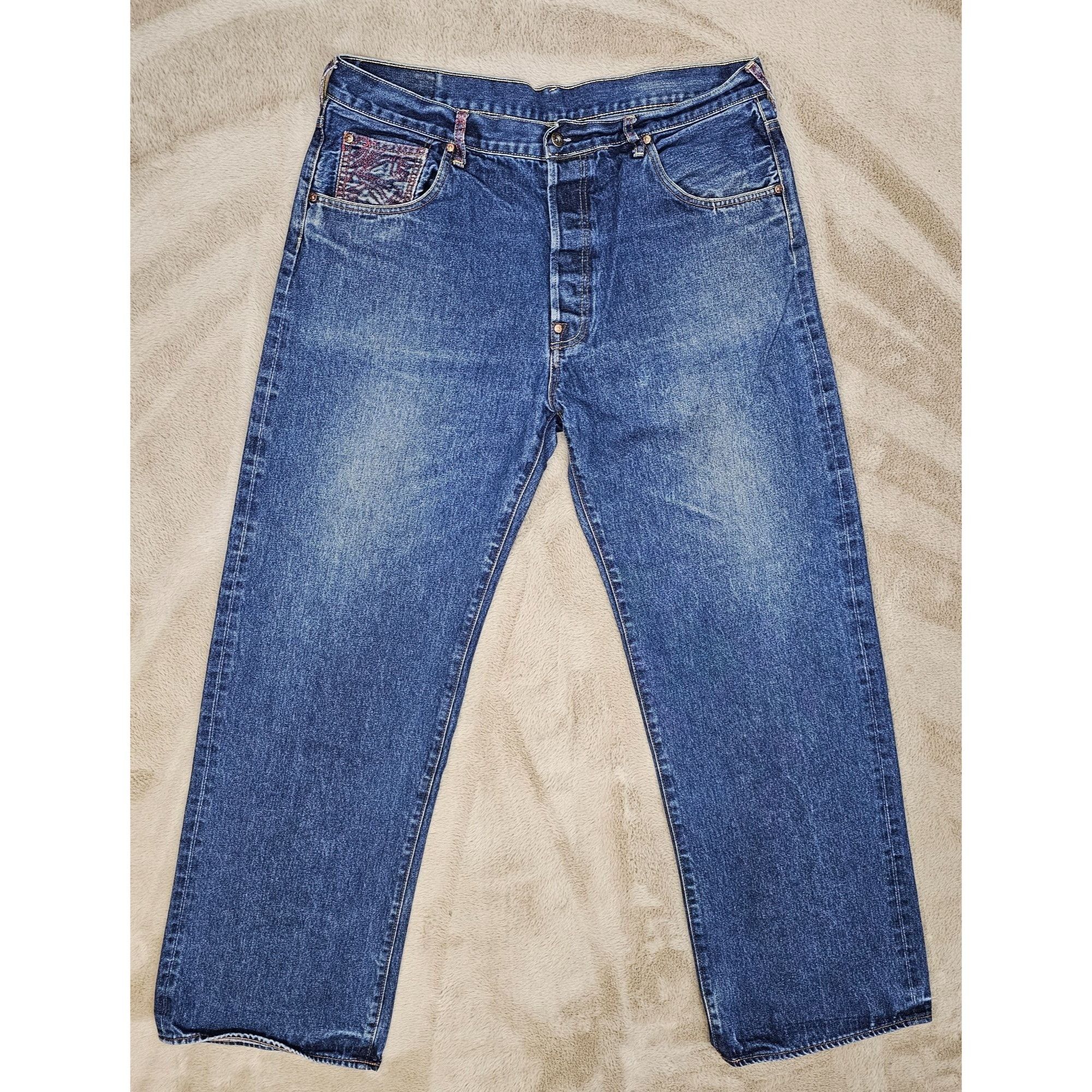 JNCO × RMC Jeans × Vintage Y2K RMC Kirai Embroidered Baggy Jnco Jeans by Martin Size US 40 / EU 56 - 6 Thumbnail