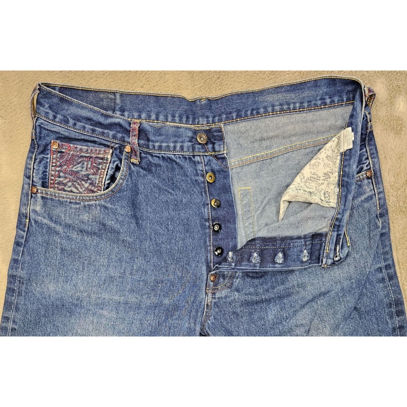 JNCO × RMC Jeans × Vintage Y2K RMC Kirai Embroidered Baggy Jnco Jeans by Martin Size US 40 / EU 56 - 10 Thumbnail