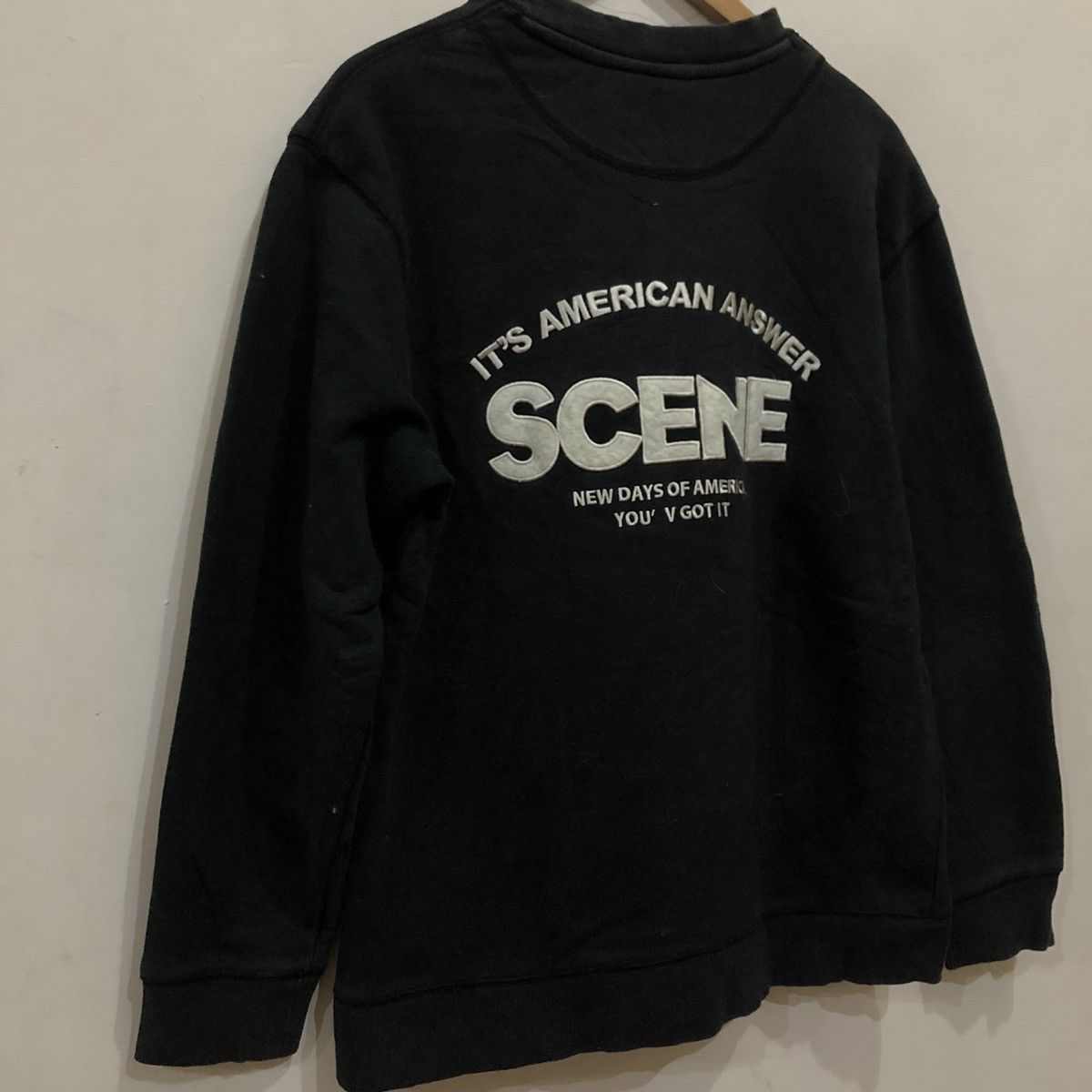 Vintage Embroidery SCENE Vintage American Big Logo Size US L / EU 52-54 / 3 - 9 Thumbnail