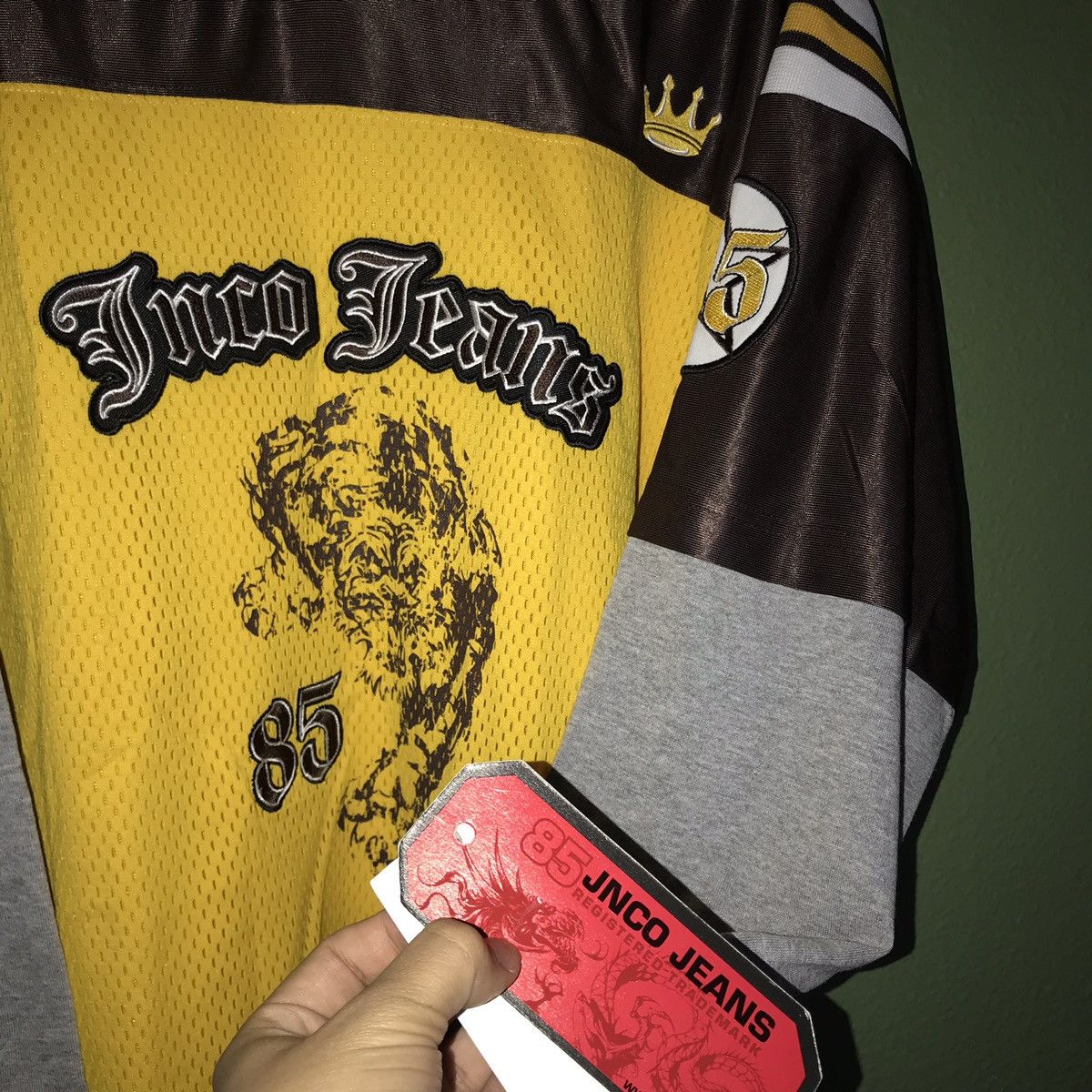 JNCO × Vintage JNCO Tiger Longsleeve Jersey Size US L / EU 52-54 / 3 - 2 Thumbnail