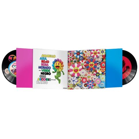 J Balvin × Takashi Murakami Takashi Murakami J Balvin COLORES - 2LP PICTURE DISC Vinyl Size ONE SIZE - 2 Thumbnail