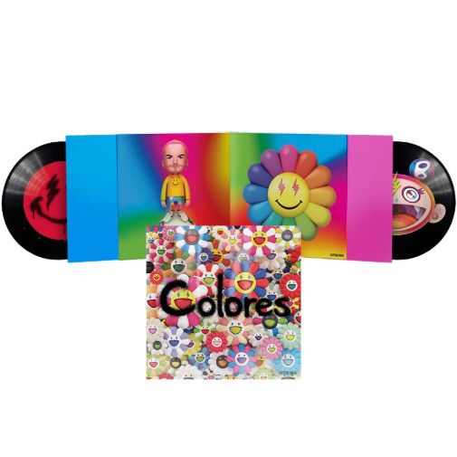 J Balvin × Takashi Murakami Takashi Murakami J Balvin COLORES - 2LP PICTURE DISC Vinyl Size ONE SIZE - 1 Thumbnail