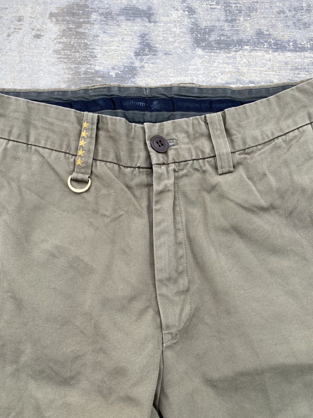 uniform experiment UE SOPHNET ARMY GREEN FATIGUE CARGO PUNK COWBOY GORPCORE Size US 31 - 3 Thumbnail