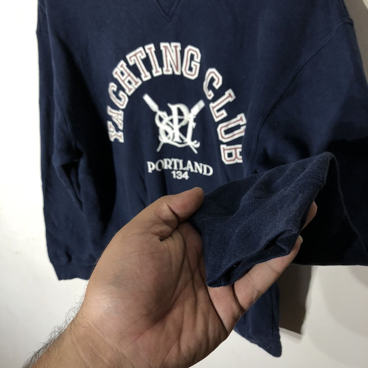 Japanese Brand VINTAGE 80's YACHTING CLUB PORTLAND 134 BIG LOGO Size US S / EU 44-46 / 1 - 7 Thumbnail