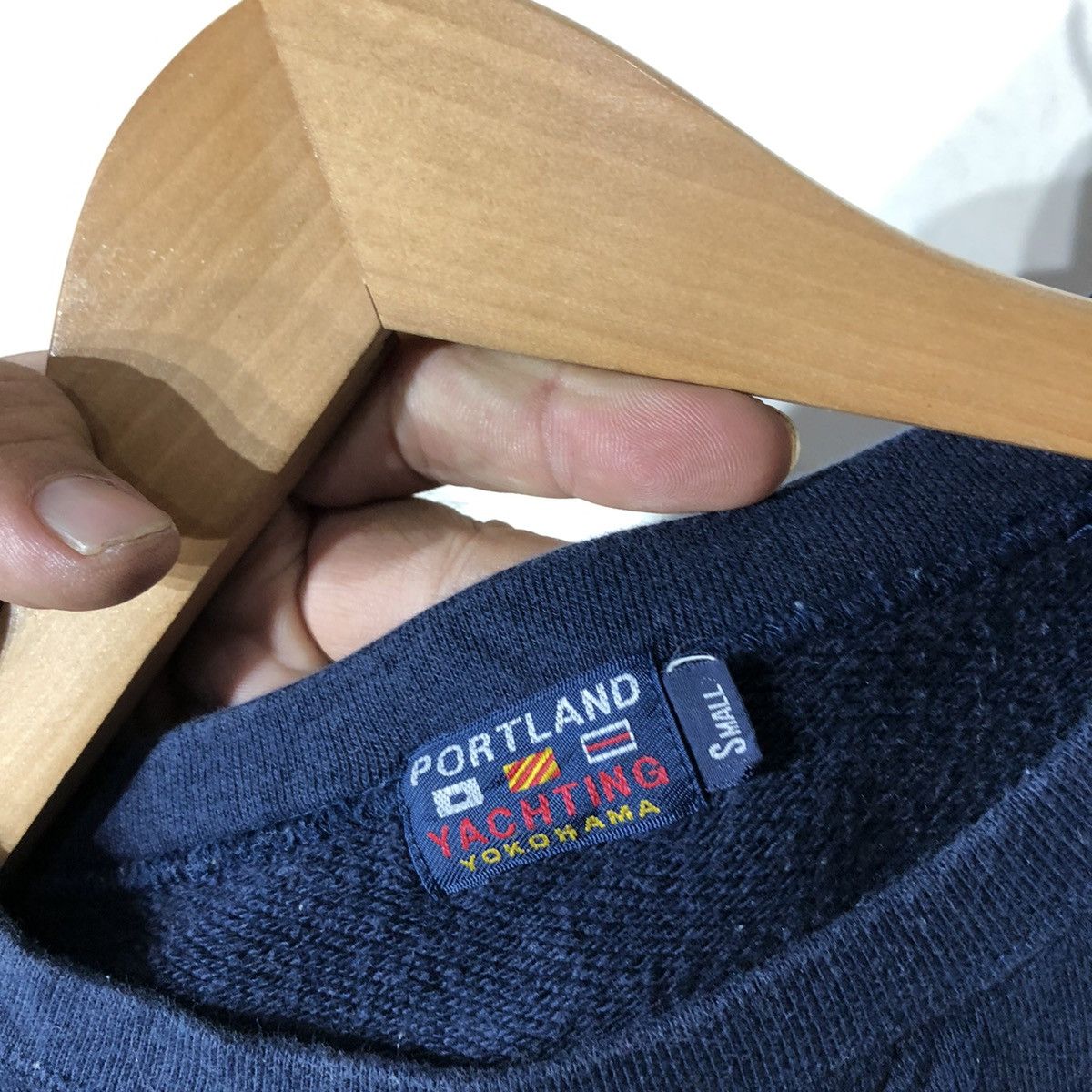 Japanese Brand VINTAGE 80's YACHTING CLUB PORTLAND 134 BIG LOGO Size US S / EU 44-46 / 1 - 9 Thumbnail