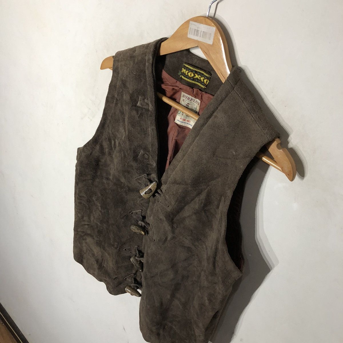 Japanese Brand TANK TOP SLEEVELESS LEATHER SURPLUS Size US S / EU 44-46 / 1 - 9 Thumbnail
