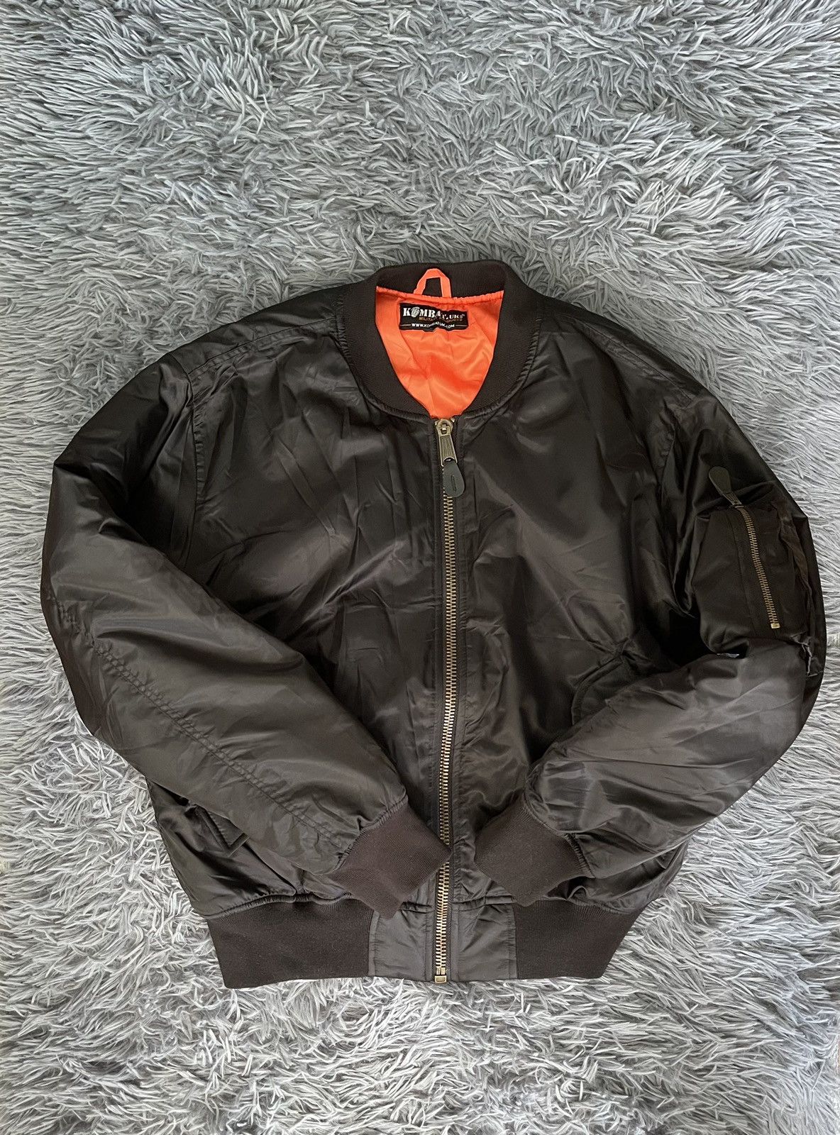 Vintage 00s vintage MA-2 Bomber military style jacket Size US XL / EU 56 / 4 - 3 Thumbnail