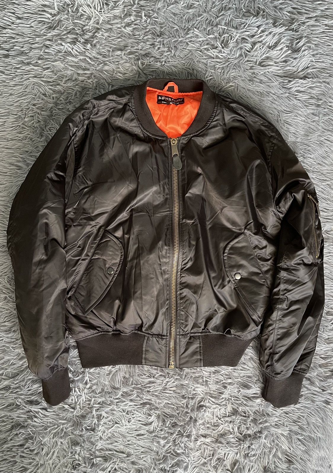Vintage 00s vintage MA-2 Bomber military style jacket Size US XL / EU 56 / 4 - 1 Thumbnail