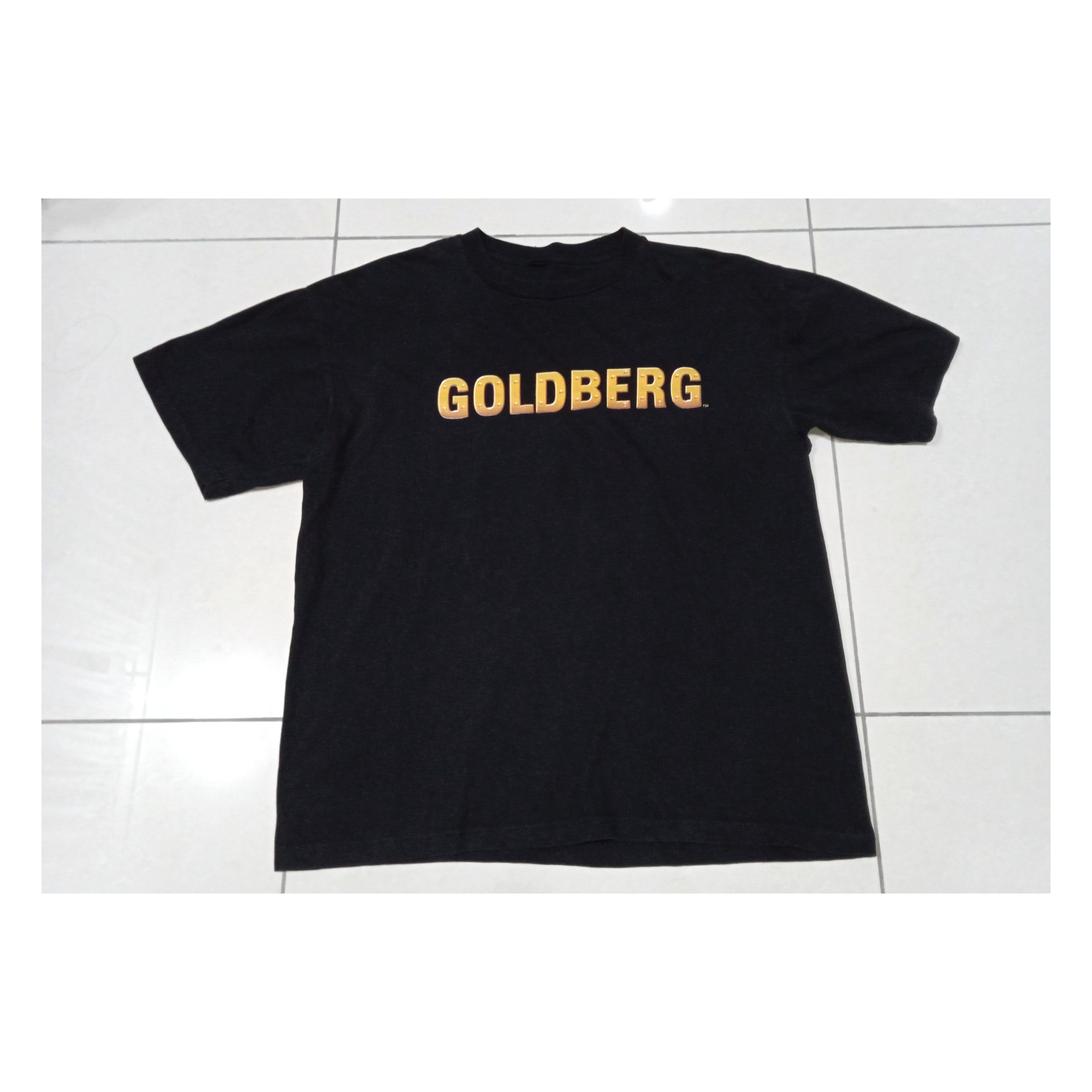 image of Vintage 90's Wcw Goldberg T-Shirt in Black, Men's (Size XL)