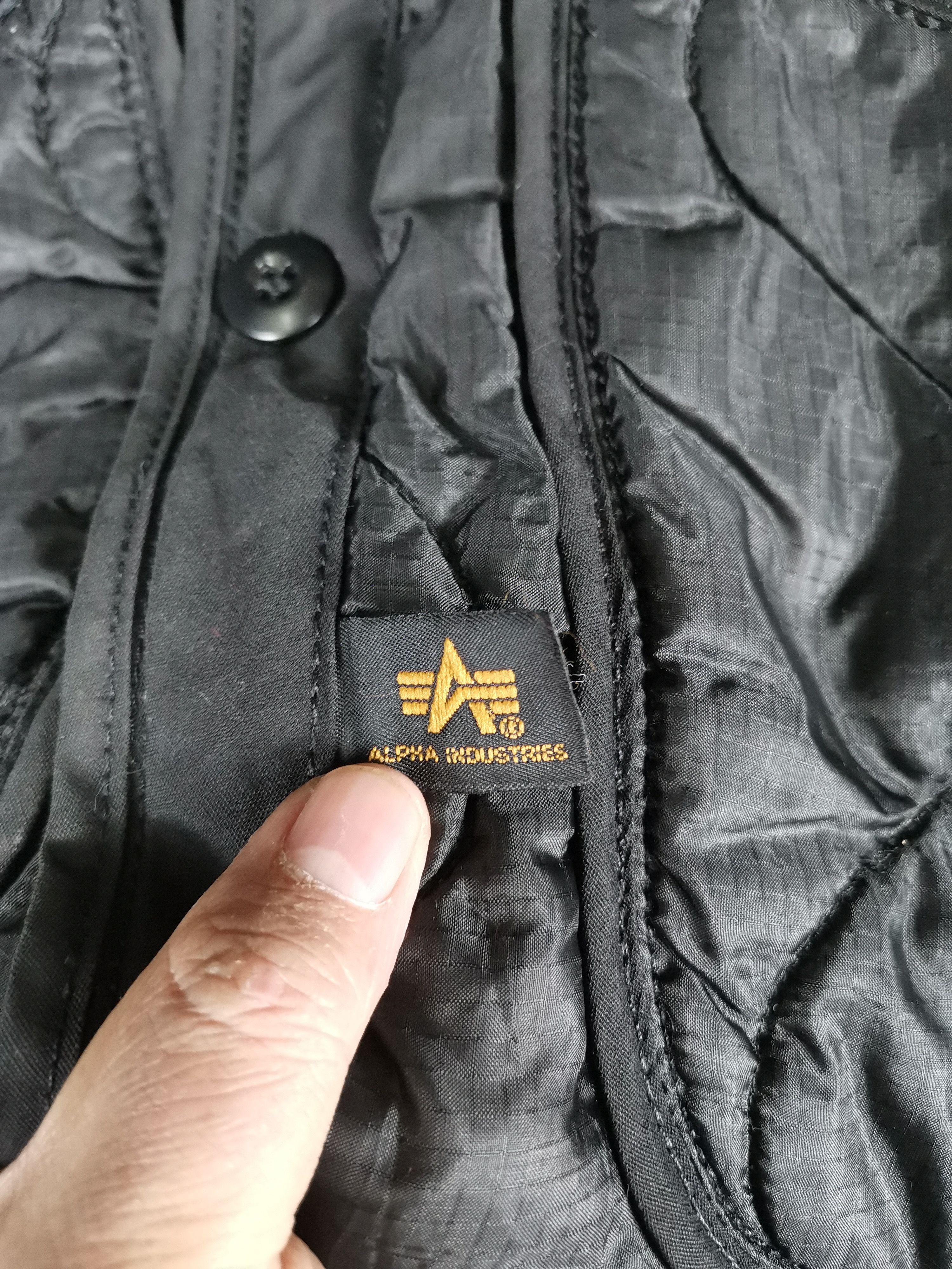 Alpha Industries Vintage Alpha Industries Quilted Jacket Size US S / EU 44-46 / 1 - 2 Thumbnail