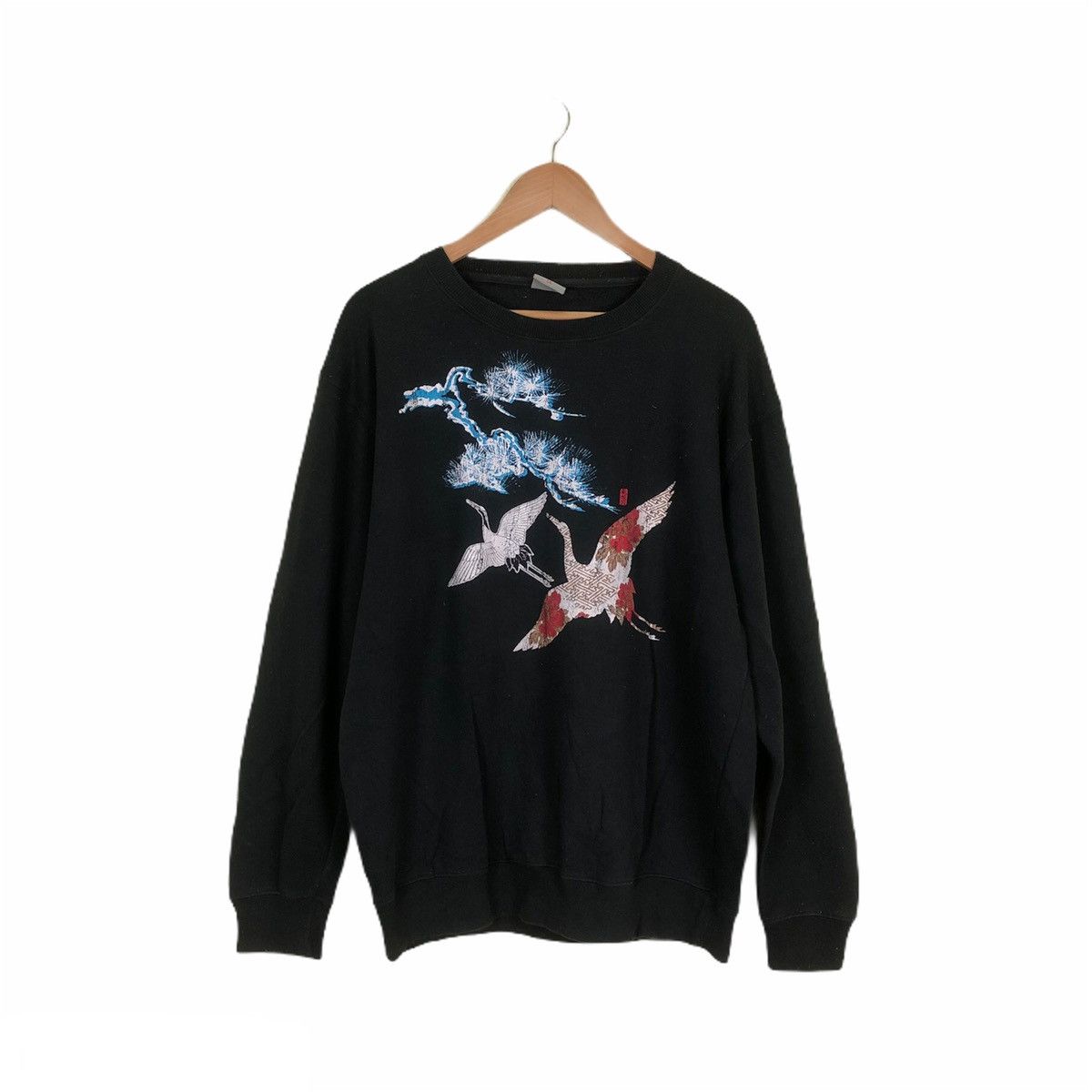 Japanese Brand Sweatshirt Big Logo Sukajan Design Size US L / EU 52-54 / 3 - 1 Thumbnail