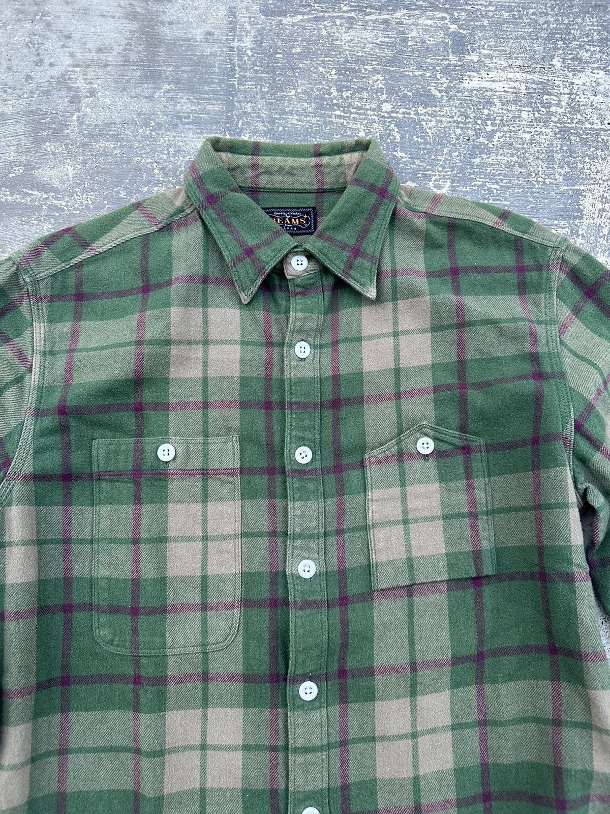 Beams Plus BEAMS PLUS JAPAN CHECKERED PLAID WORK COWBOY GORPCORE PUNK Size US L / EU 52-54 / 3 - 3 Thumbnail