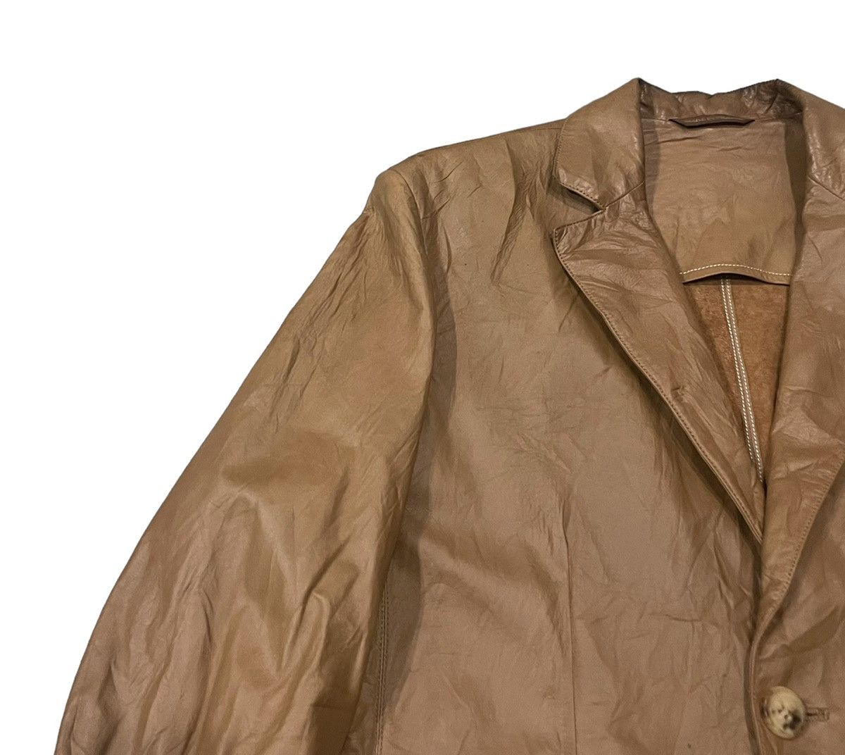 Vintage Seraphin France Agneau Lamb Leather Jacket