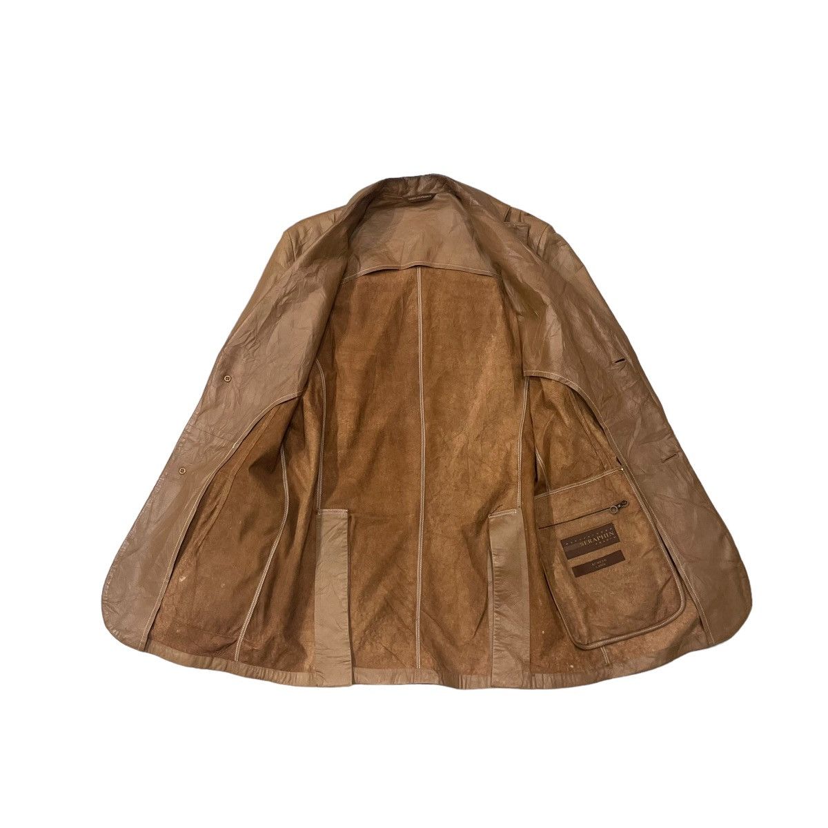 Vintage Seraphin France Agneau Lamb Leather Jacket