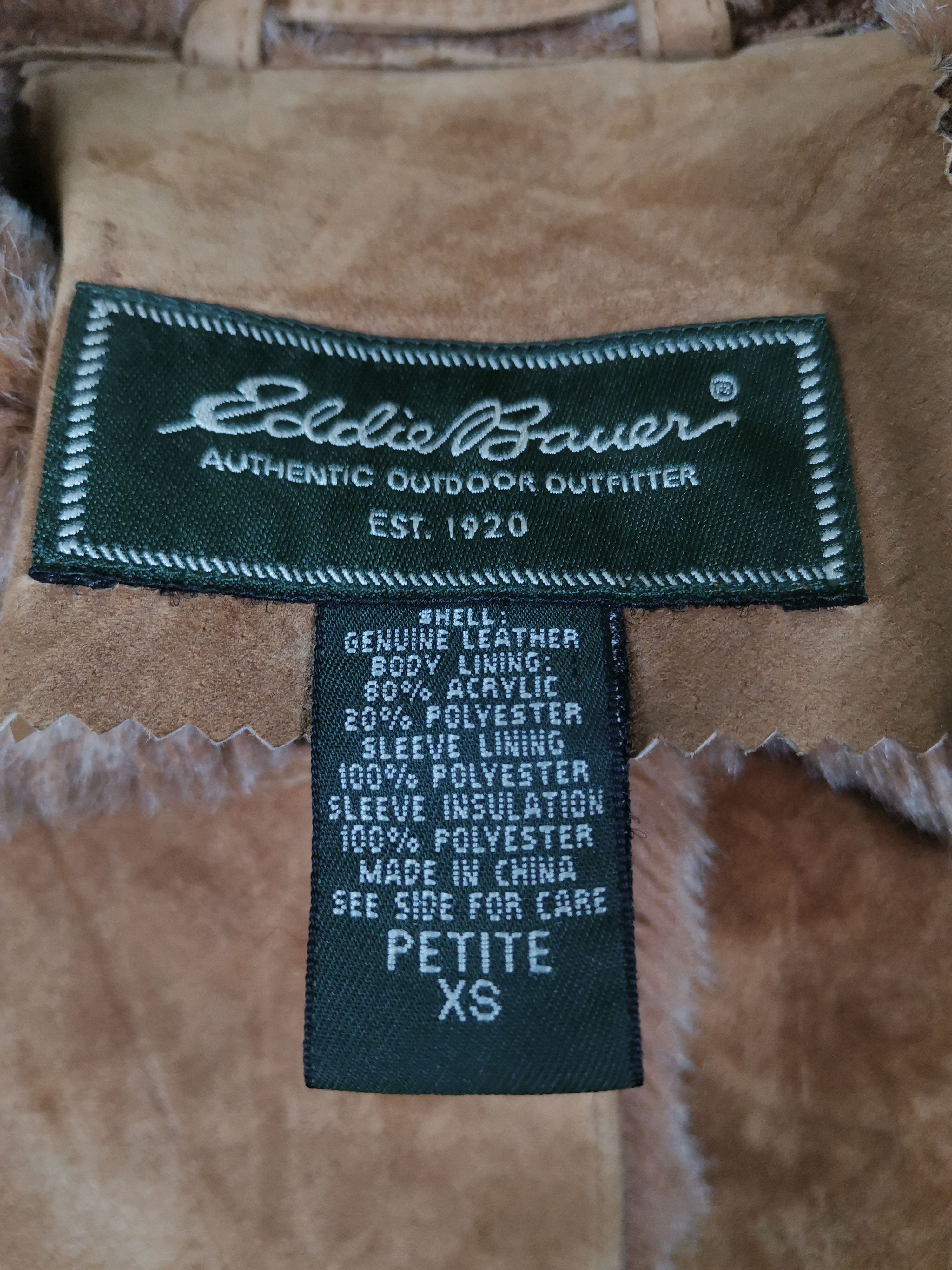 Japanese Brand Vintage Japanese Brand Eddie Bauer Fur Collar Leather Jacket Size XS / US 0-2 / IT 36-38 - 4 Thumbnail