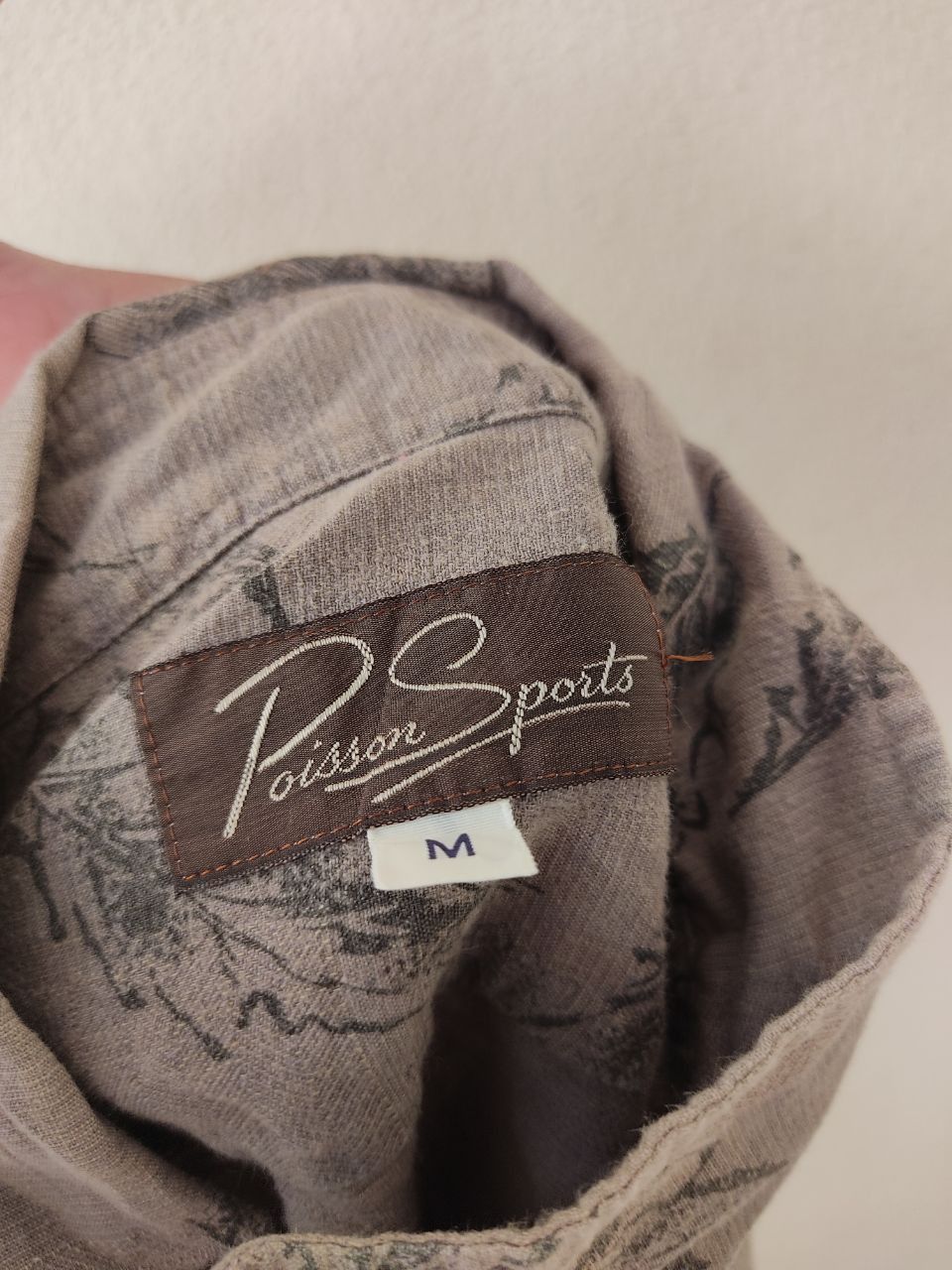 Japanese Brand × Vintage VINTAGE POISON SPORTS BUTTON UP SHIRT Size US L / EU 52-54 / 3 - 8 Thumbnail