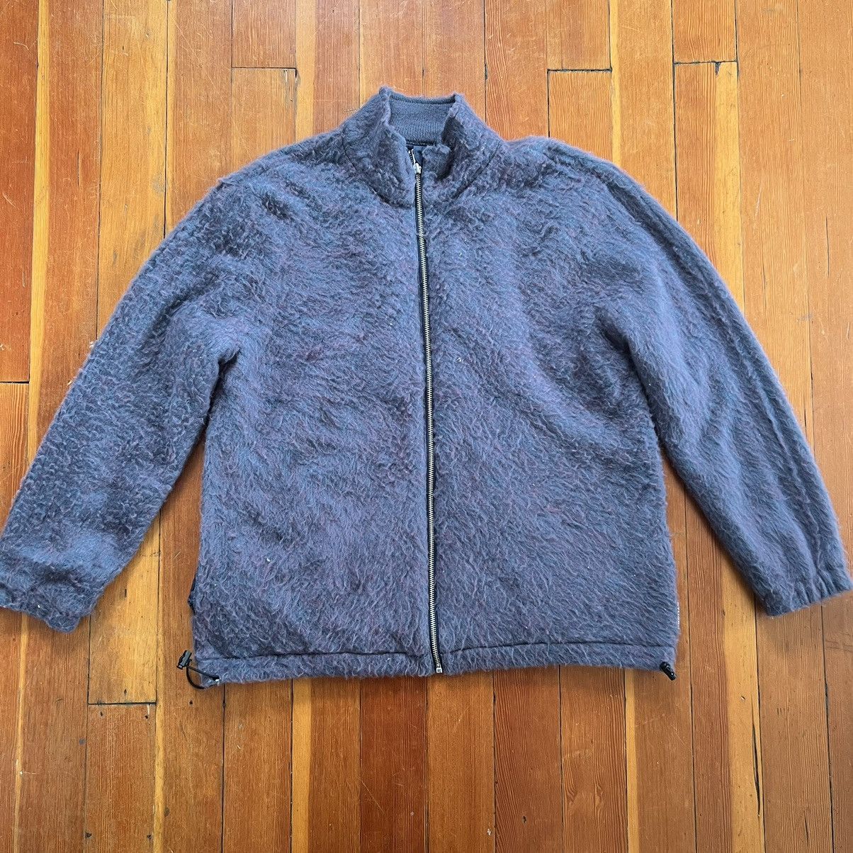 Stussy Stussy Faux Mohair Zip Up Jacket | Grailed