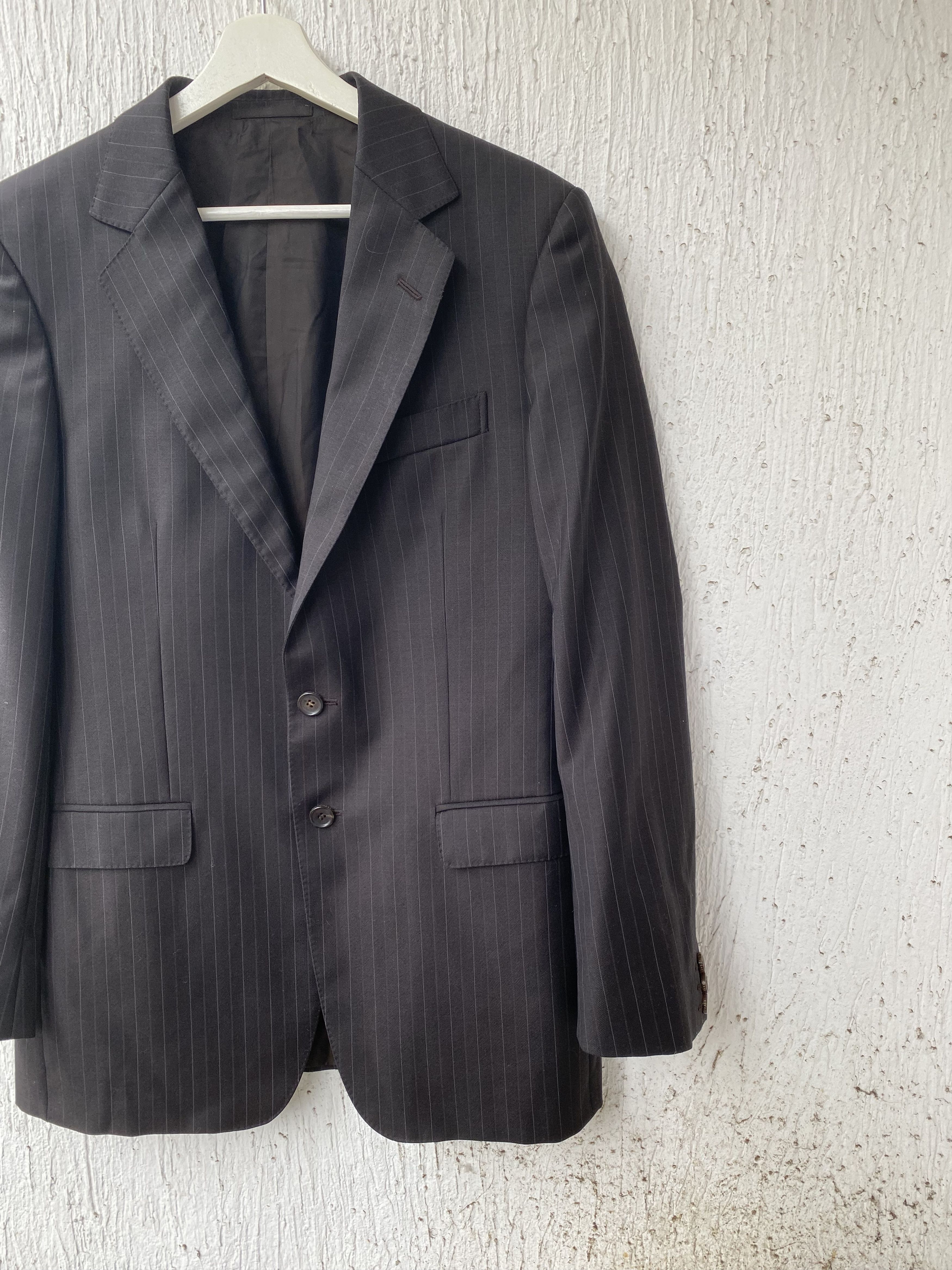 Gucci wool and mohair blend striped blazer Size US M / EU 48-50 / 2 - 2 Thumbnail