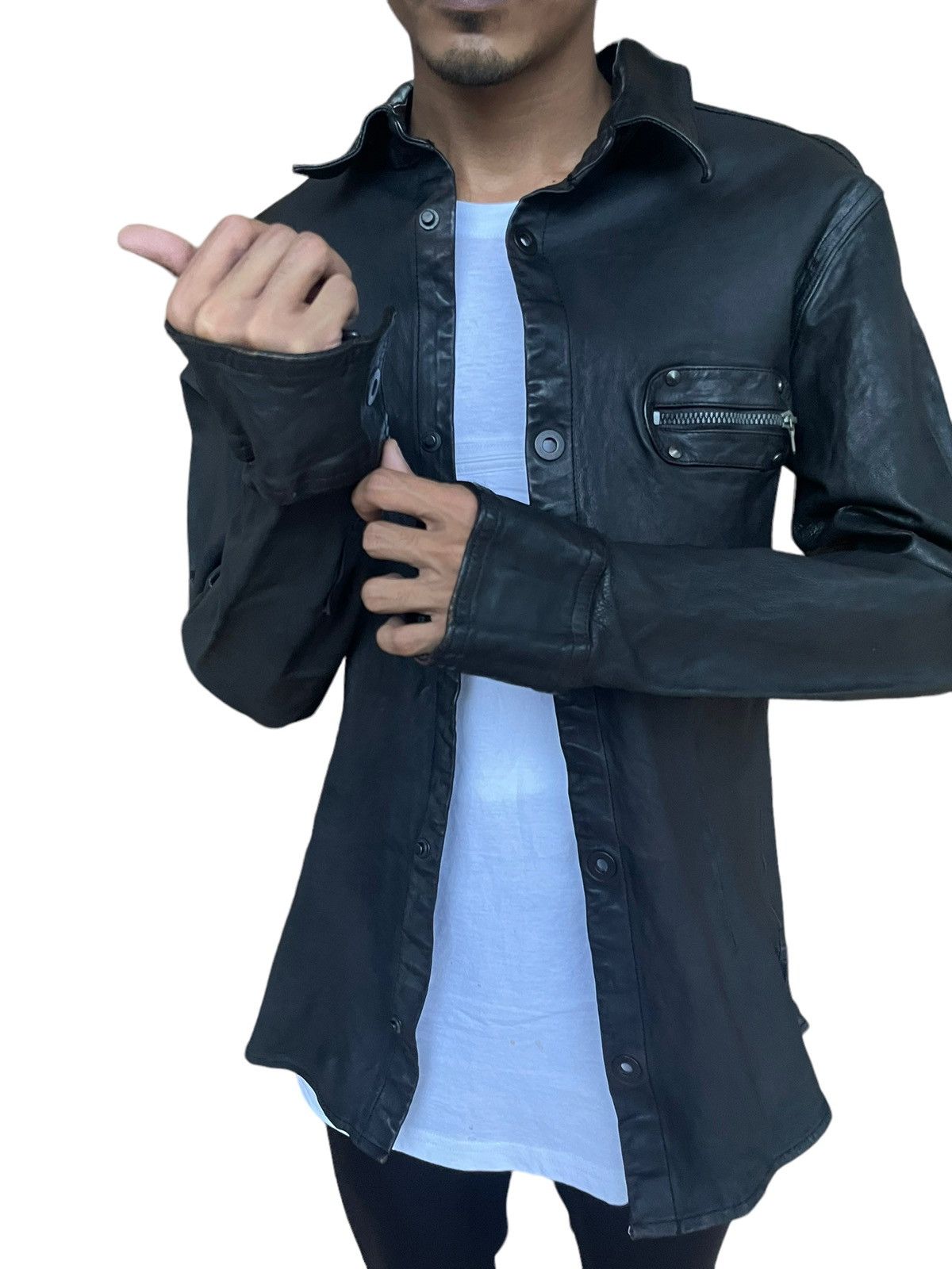 Isamu Katayama Backlash Isamu Katayama Backlash Cow Leather Jacket Size US S / EU 44-46 / 1 - 3 Thumbnail